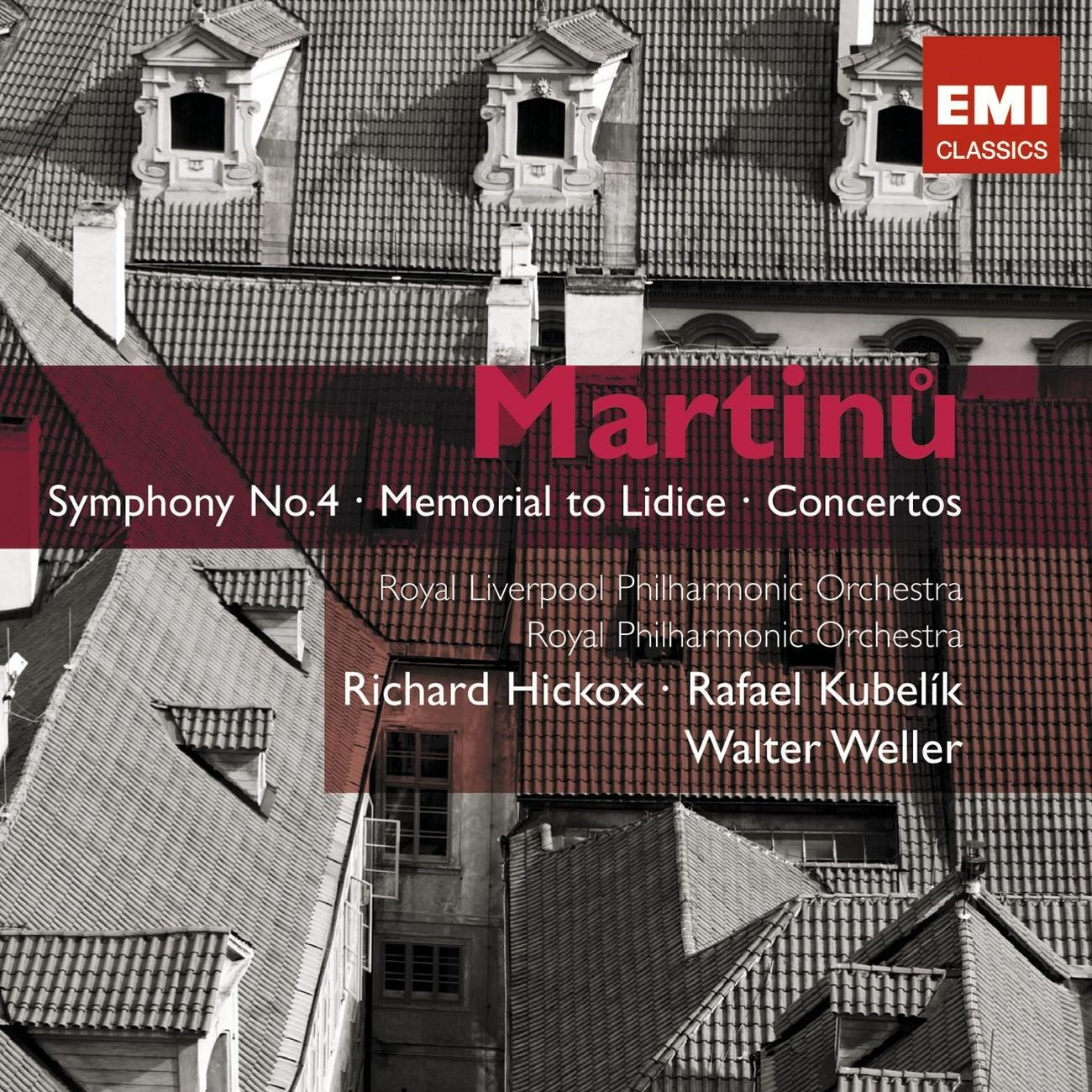 Weller/Hickox/Kubelik - Gemini Martinu Symphony No 4 cd