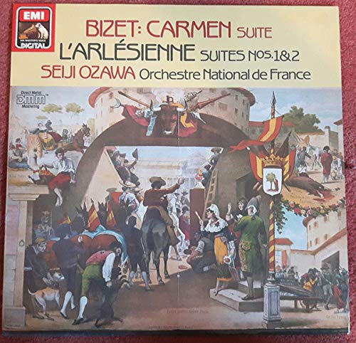 Carmen Suite / L'Arlesienne Suites Nos. 1 & 2 - Georges Bizet, Seiji Ozawa, Orchestre National De France LP Music