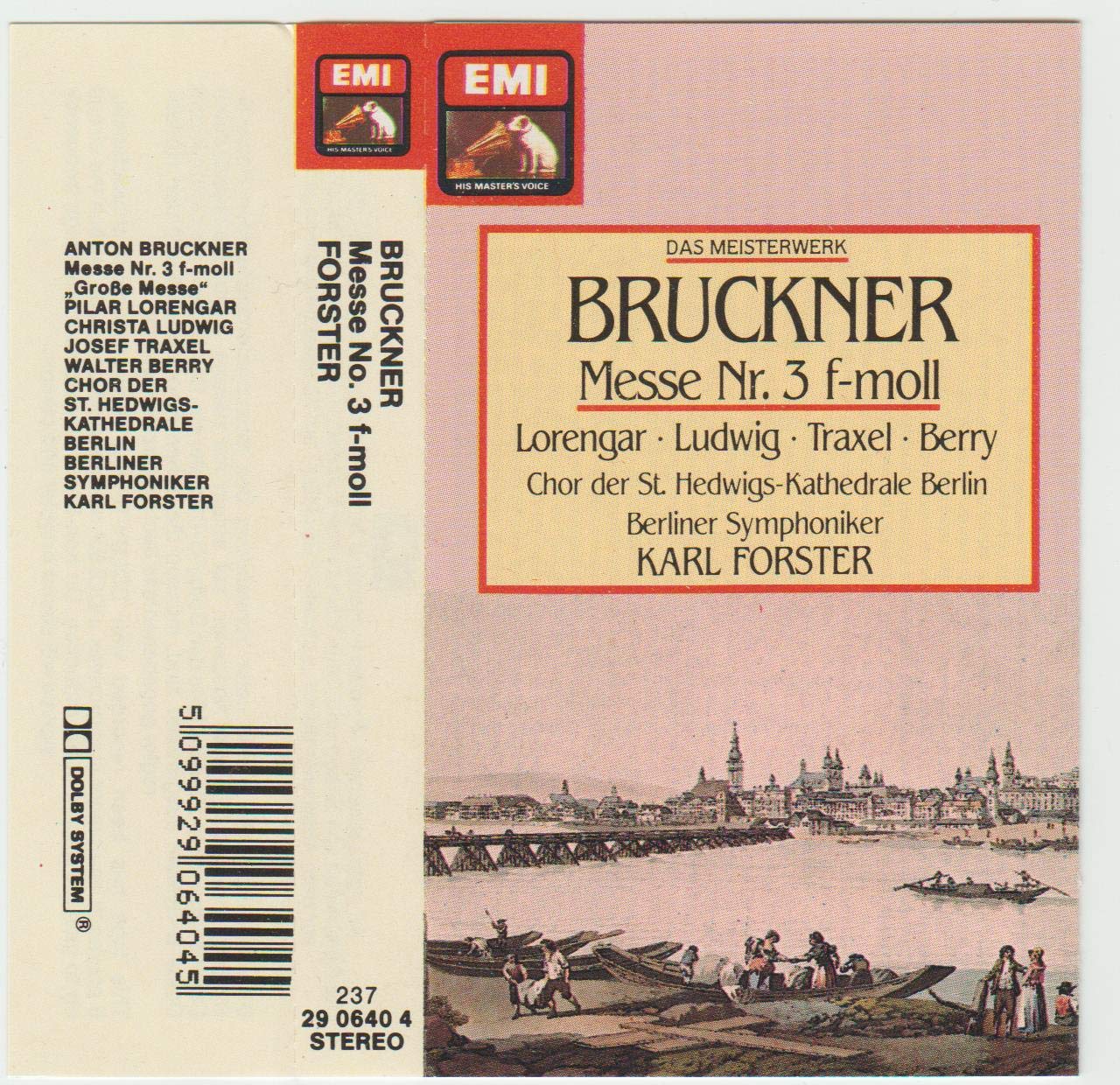 Bruckner-Messe Nr.3 f-moll-Musikkassette-Hörkassette Music