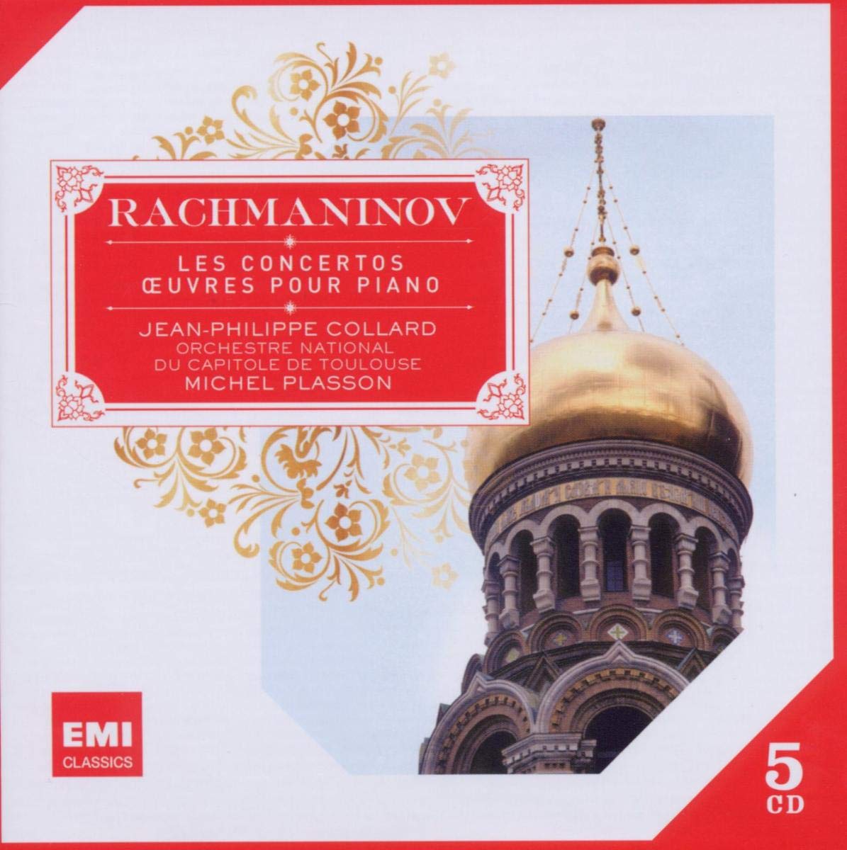 Rachmaninov : Oeuvres pour piano seul et concertant (Coffret 5 CD) cd