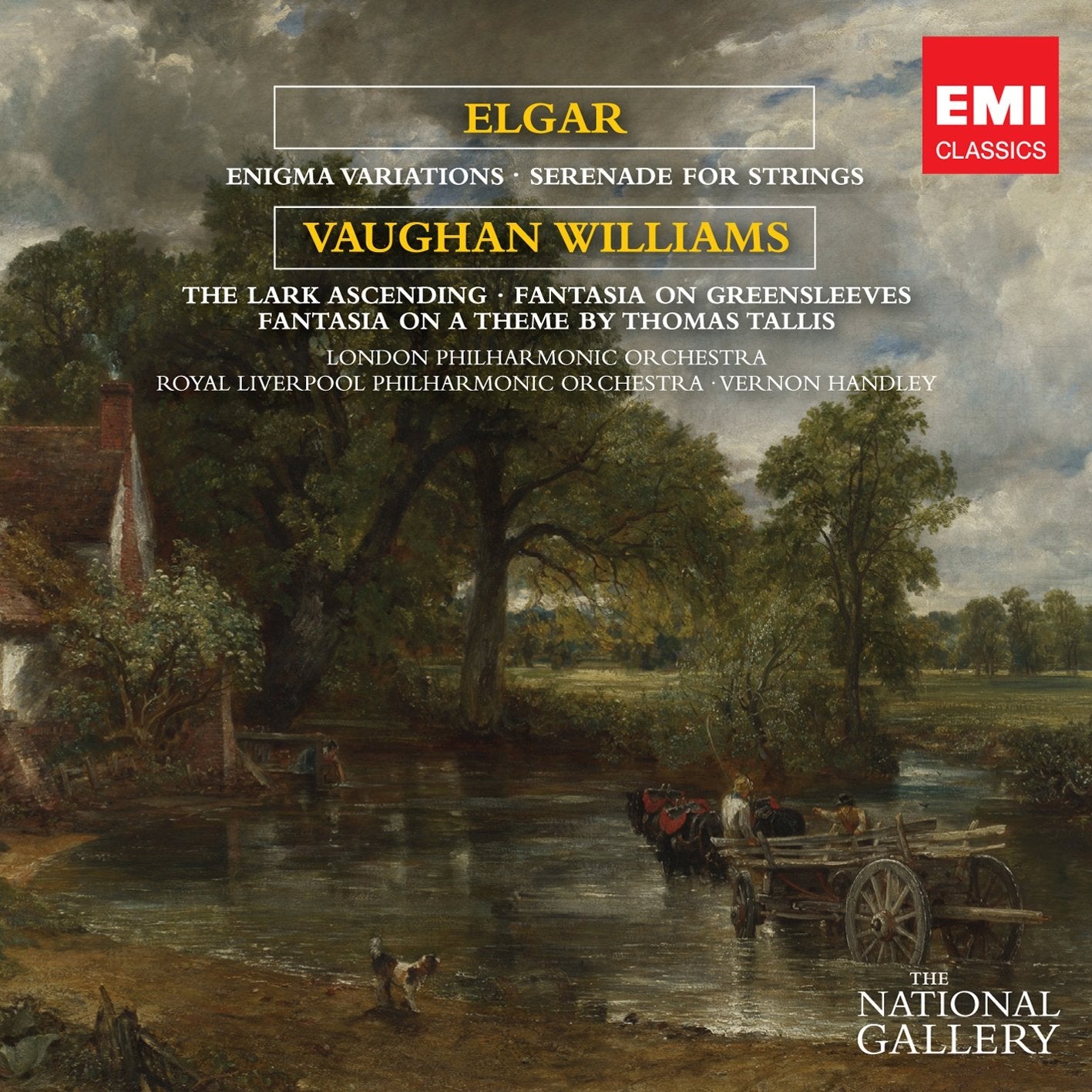 Elgar Enigma Variations, Vaughan Williams The Lark Ascending (The National Gallery Collection) Classical