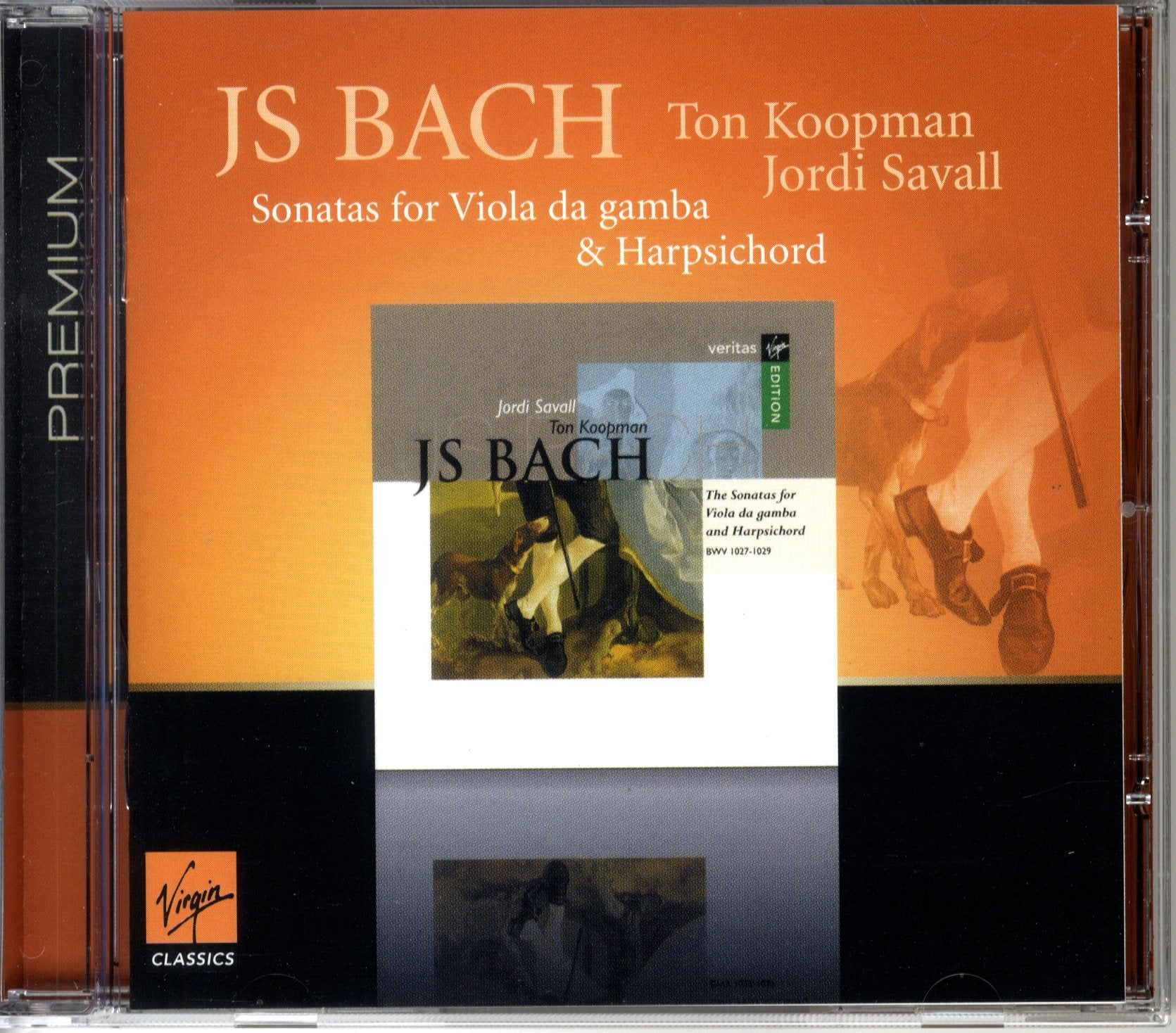 Jordi/Ton Koopman Savall - Bach Sonatas For Viola Da Gam cd