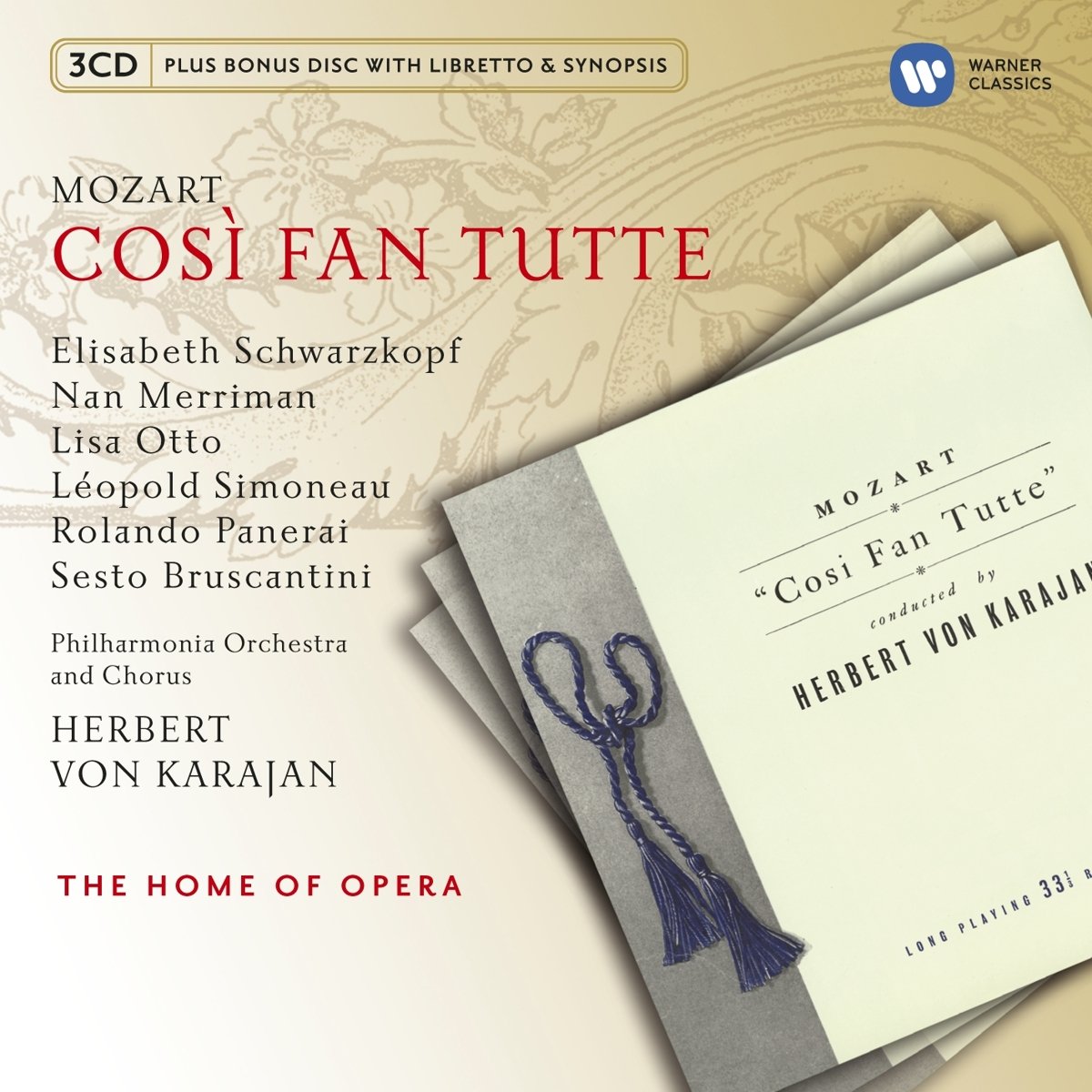 Herbert Von Karajan - Mozart Cosi Fan Tutte cd