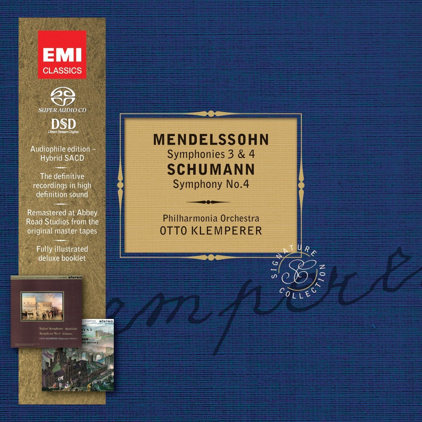 Mendelssohn : Symphonies, n° 3 et 4 / Schumann : Symphonie n°4 cd