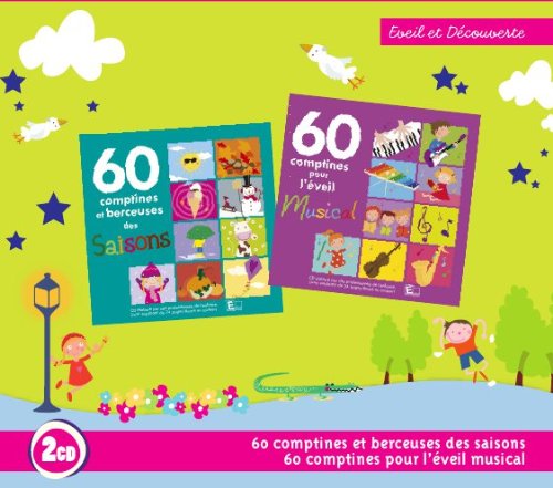 60 Comptines des Saisons et 60 Comptines pour l'Éveil Musical cd