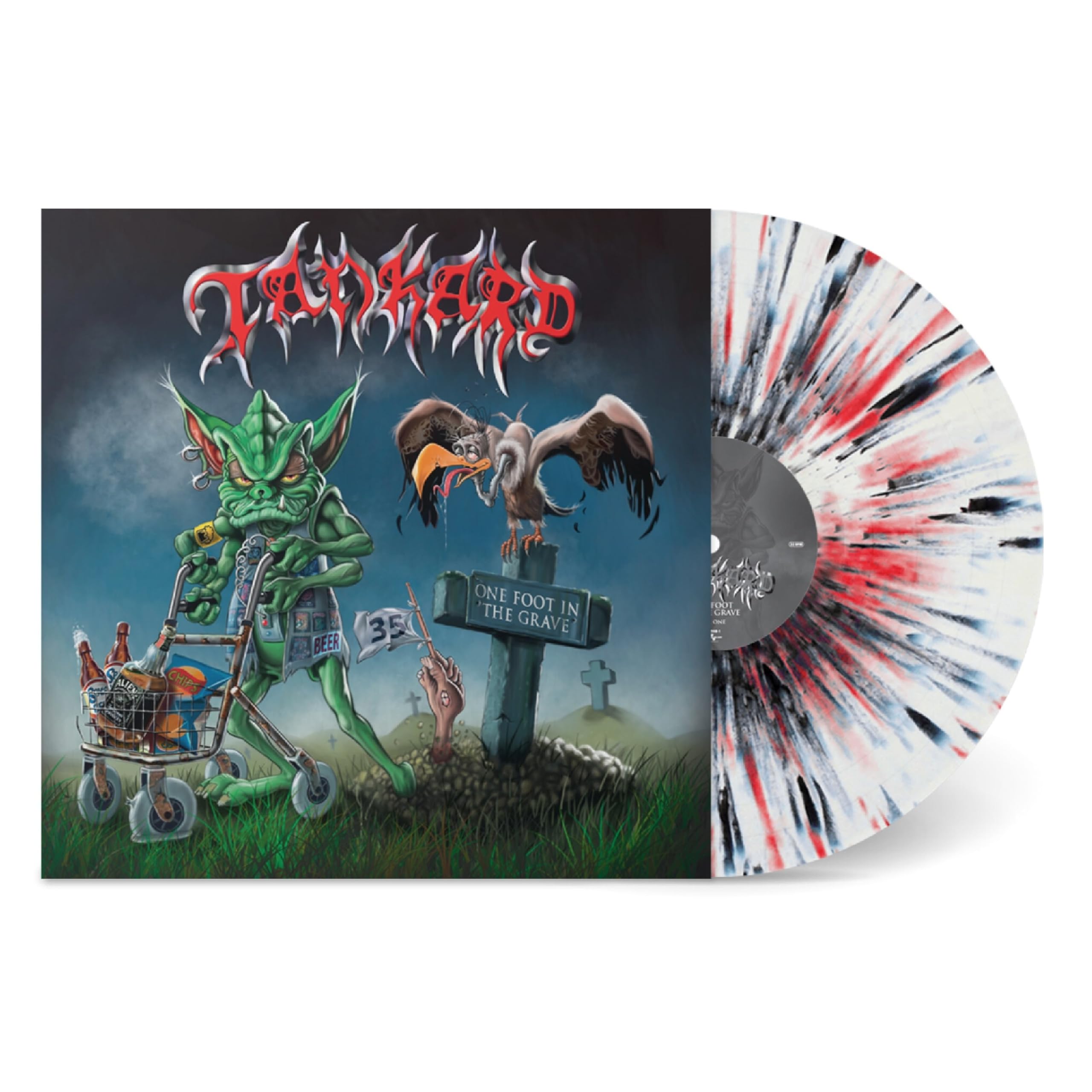 One Foot in the Grave (Black/Red/White Lp) Metal & Hardrock