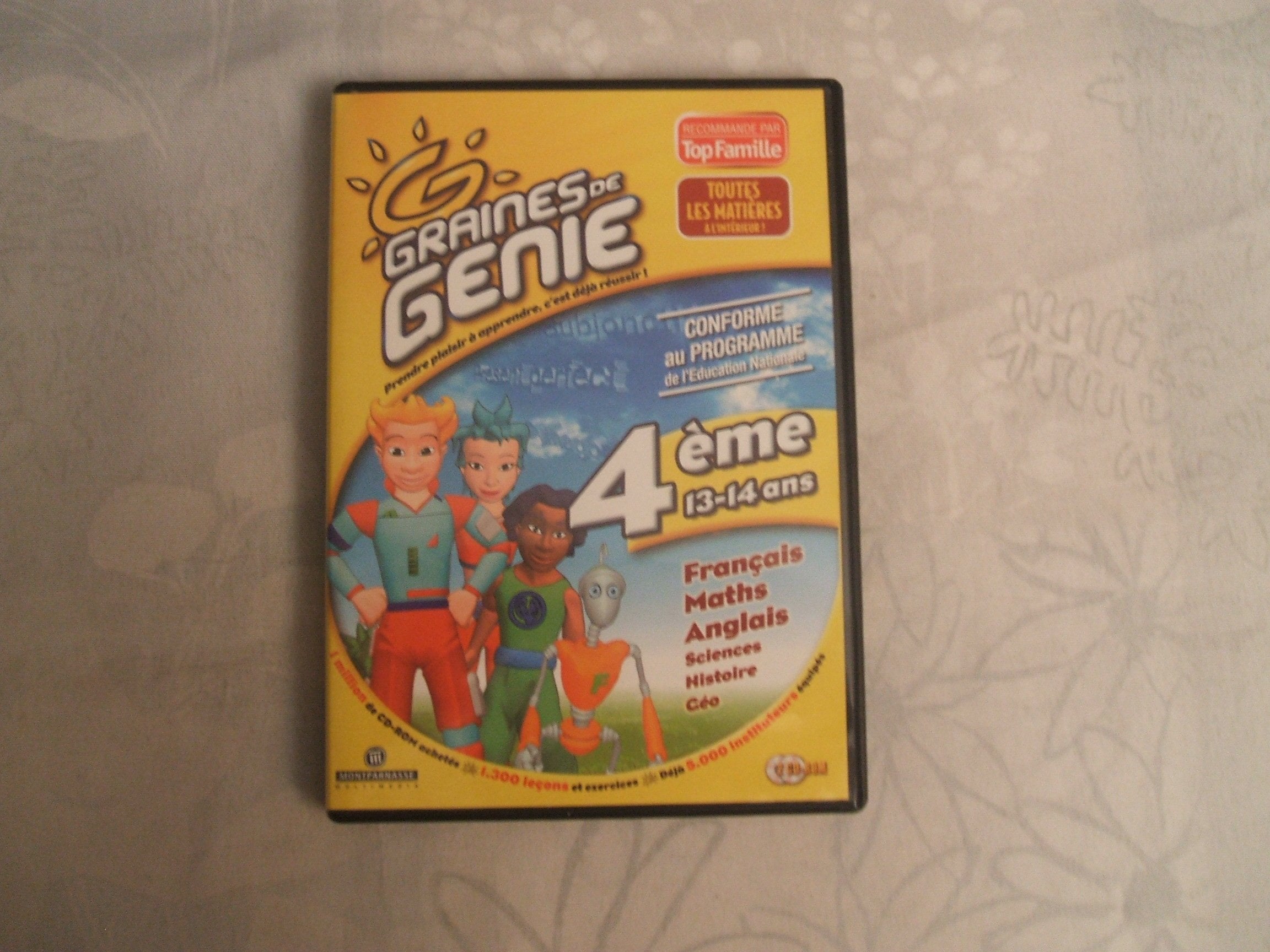 Graine de génie 4eme : Français, math, anglais, sciences, histoire, géo Hobbies & Leisure