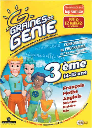 Graine de génie 3eme : Français, math, anglais, sciences, histoire, géo Hobbies & Leisure