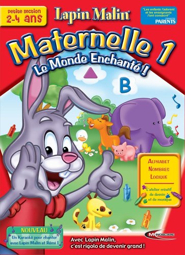 Lapin Malin Maternelle 1 : Le Monde enchanté de Lapin Malin ! + karaoké de Rémi Other software