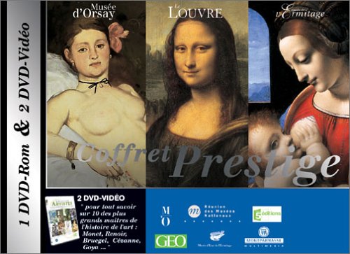 Coffret Prestige 3 Musées : Le Louvre,Orsay, L'Ermitage - DVD vidéo, De Monet à Duchamp, de La Réunion des Musées Nationaux Other software