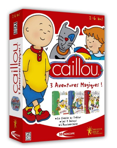 Caillou tripack - anniversaire + 4 saisons + chasse au trésor software