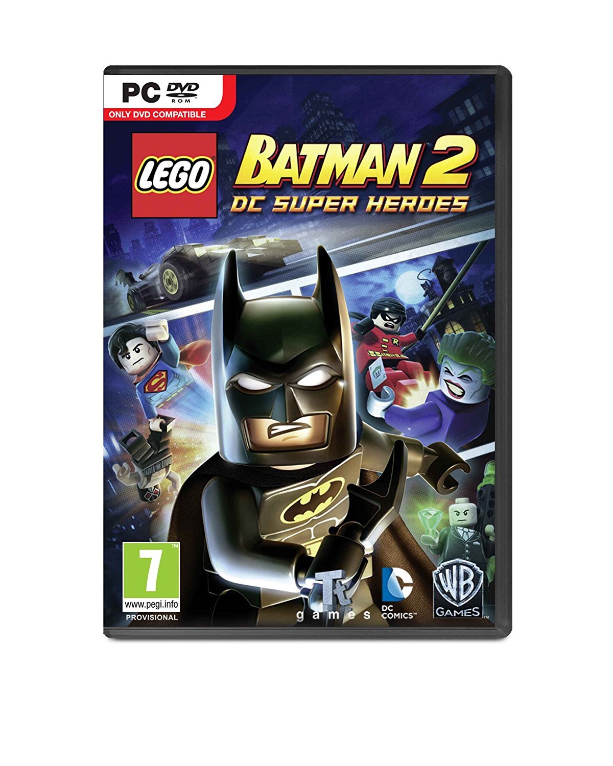 Mindscape LEGO Batman 2 DC- Superheroes De base PC Néerlandais, Anglais, Français jeu vidéo - jeux vidéos (De base, PC, Aventure, Néerlandais, Anglais, Français, Support physique, DVD) PC