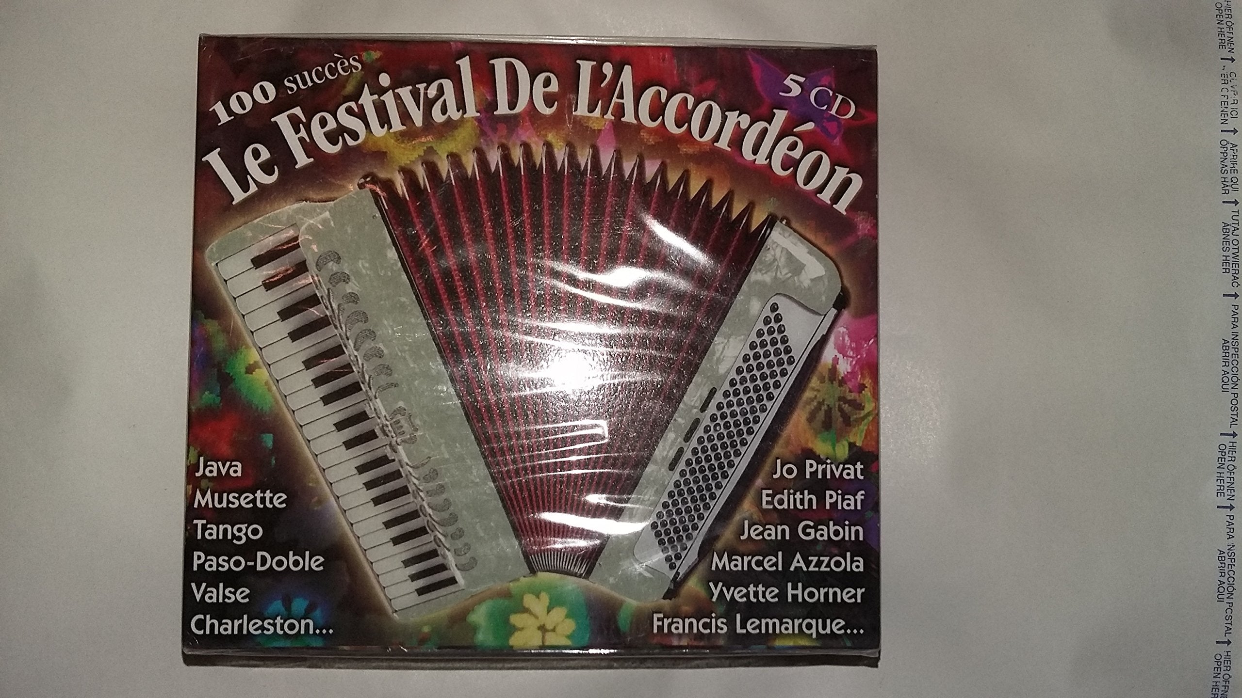 Le Festival De L'Accordéon cd