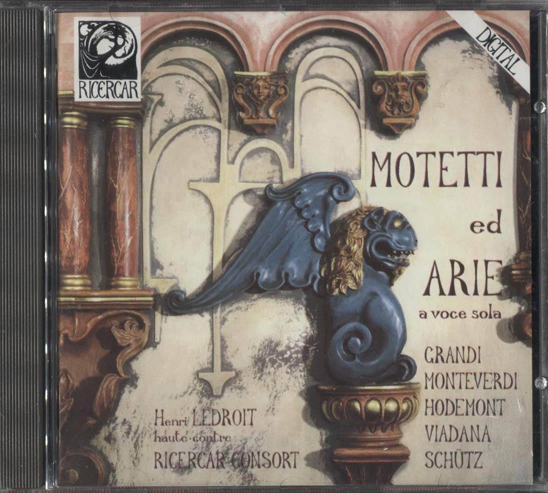 Motetti Ed Arie a Voce Sola cd