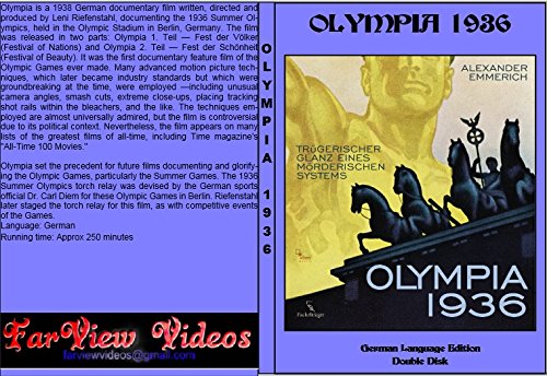 Leni Riefenstahl - Olympia - Olympic Games Berlin 1936 dvd