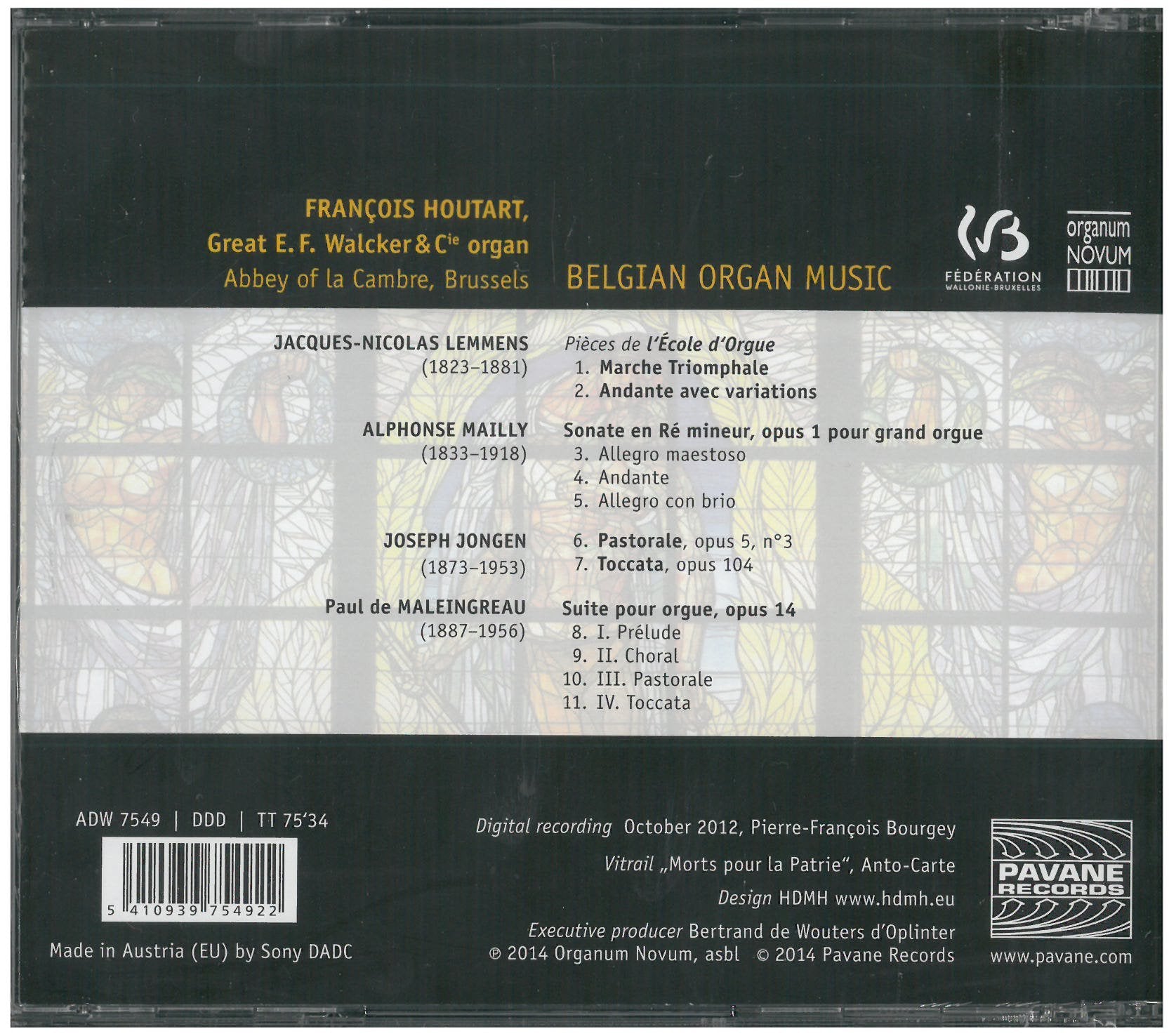 Belgische Orgelmusik Classical