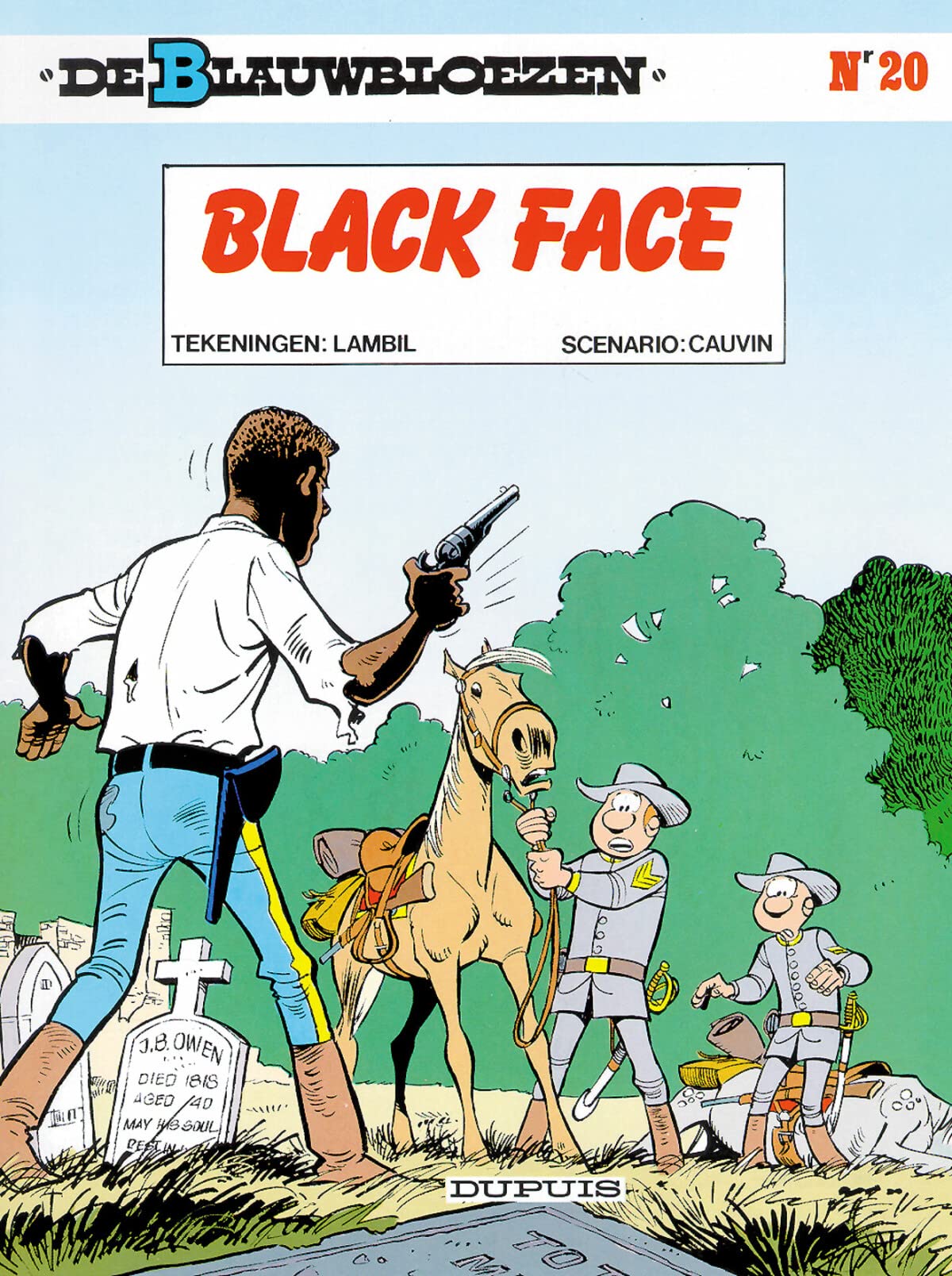 Black face (De blauwbloezen, 20) Manga