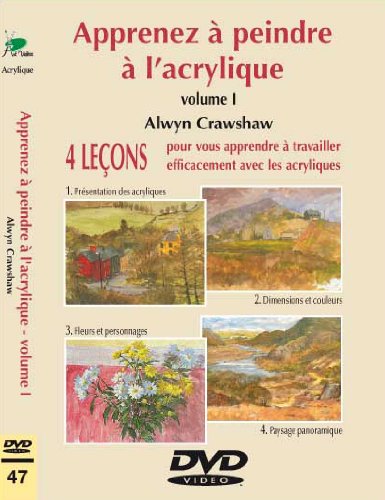 Apprenez à peindre à l'acrylique - Vol 1 - Cours de peinture en DVD dvd
