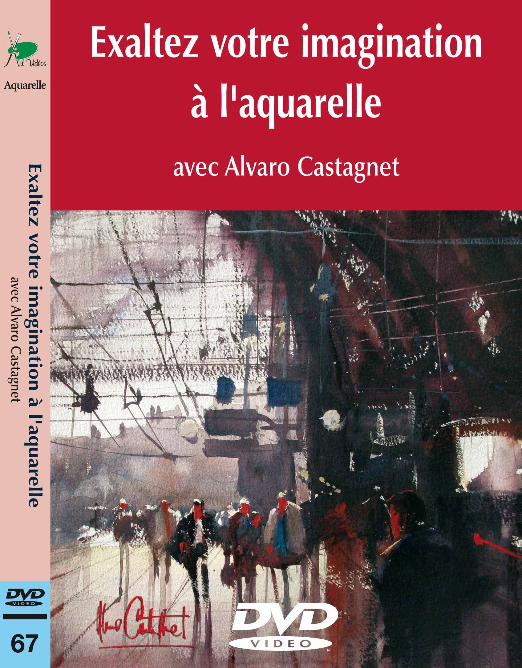 Exaltez votre imagination à l'aquarelle - Cours de peinture en DVD dvd