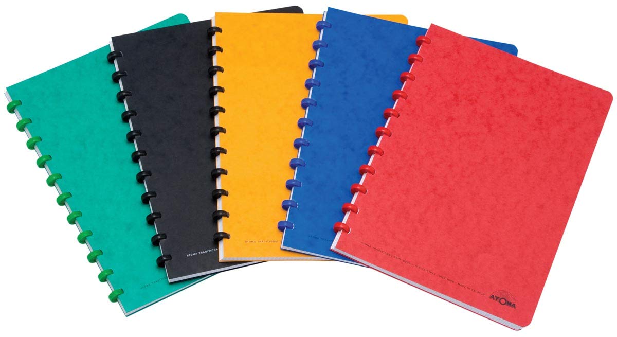 Cahier Atoma cartonné Format A4 144 Pages Lignées (21 x 29,7cm) book