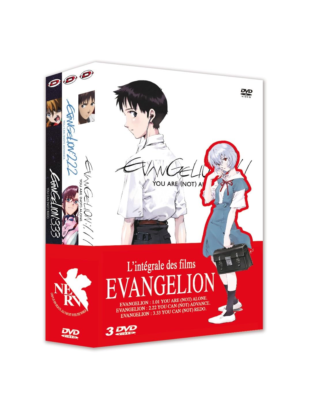 Coffret Evangelion 3 Films : You Are (not) Alone + You Can (not) Advance + You Can (not) Redo Movies