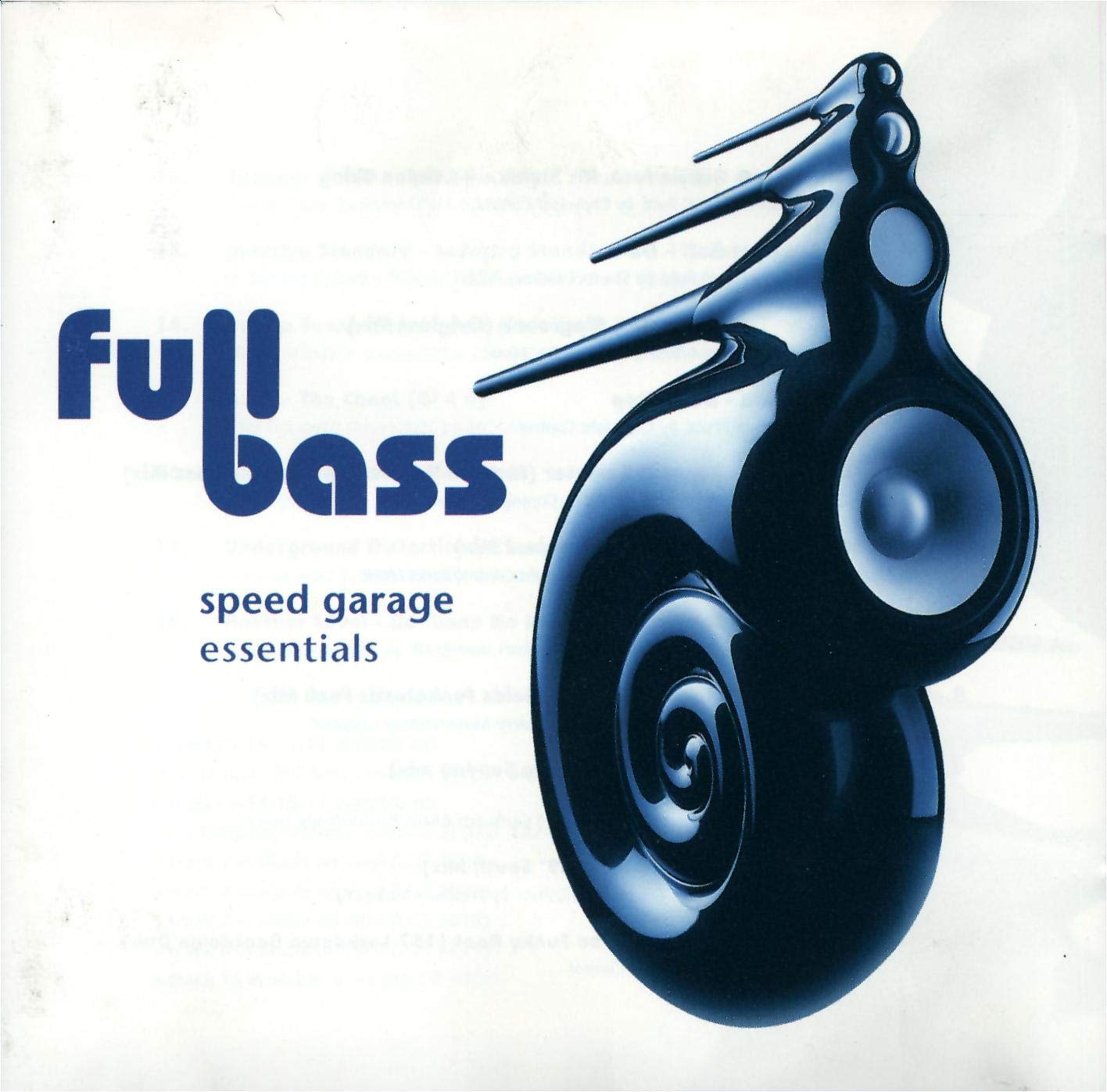 FULL BASS SPEED GARAGE ESSENTIALS DOUBLE 99 / CJ BOLLA... CD Music