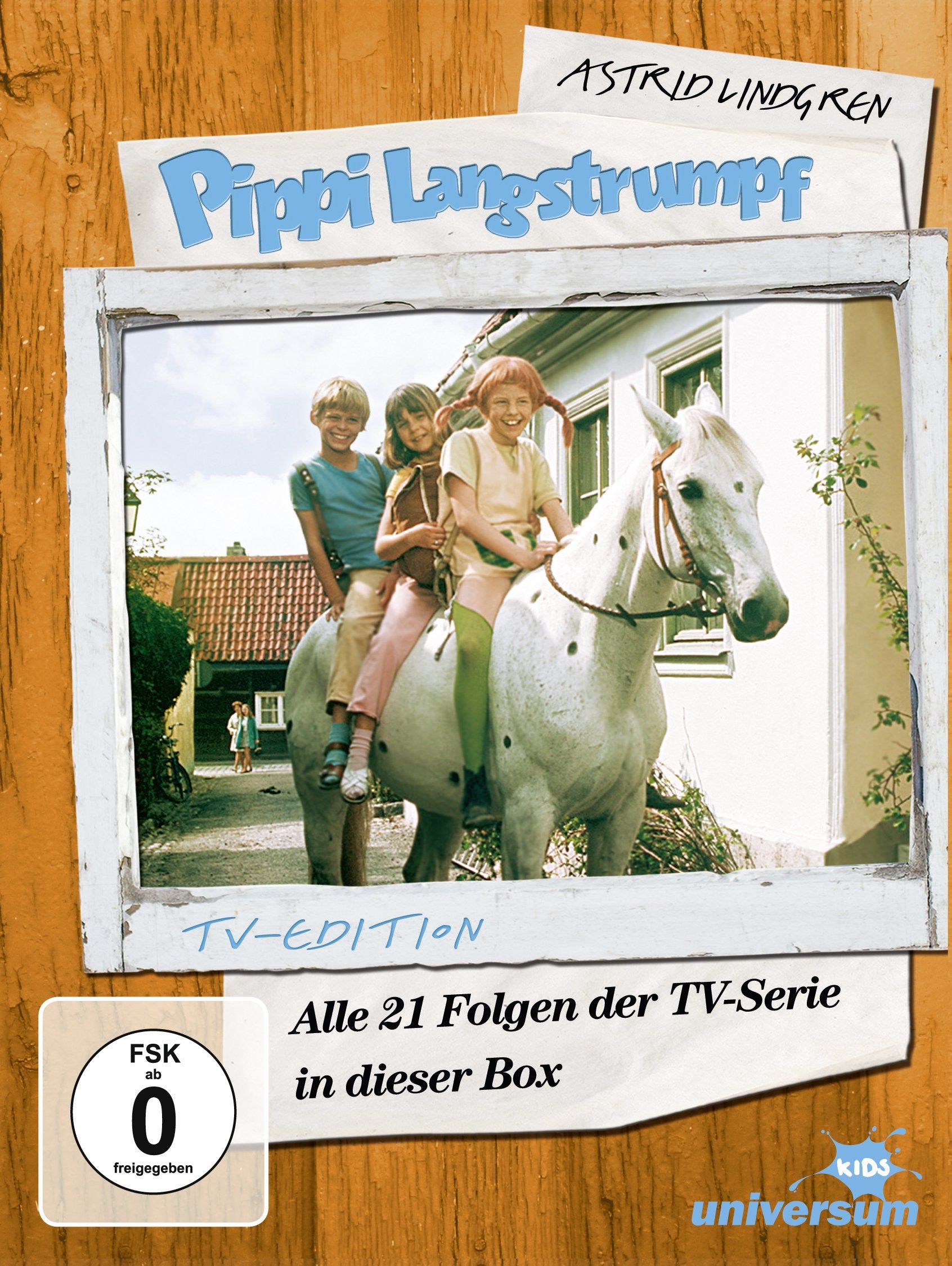 Astrid Lindgren: Pippi Langstrumpf - Alle 21 Folgen der TV-Serie in dieser Box (TV-Edition, 5 Discs) Box sets