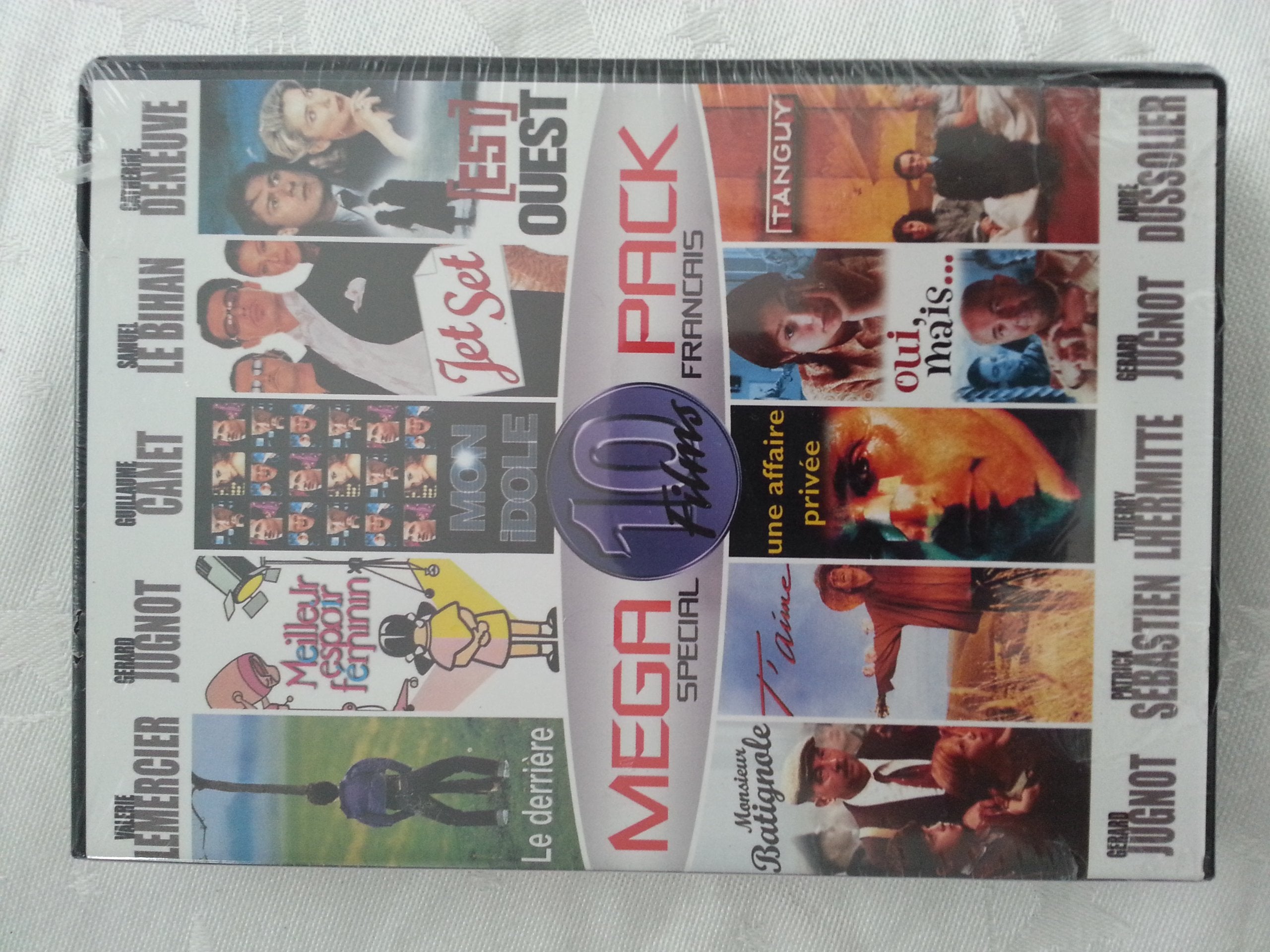 Megapack Special Noel 10 Films : Monsieur Batignole / Mon idole / Jet Set / Tanguy / Meilleur espoir féminin / Le Derrière / Ouest / Une affaire privée / Oui, mais... / T'aime - Coffret 5 DVD Movies