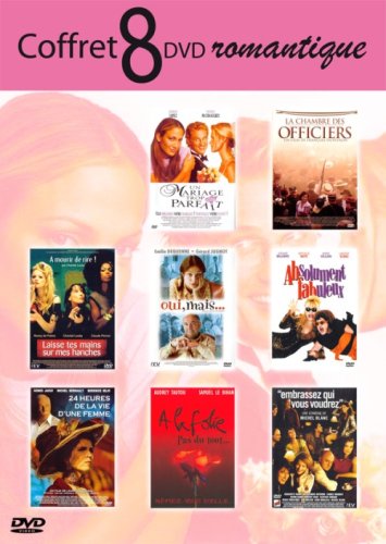 Coffret "Romantique": Un mariage trop parfait / 24 heures dans la vie d'une femme / La chambre des officiers / Embrassez qui vous voudrez / A la folie pas du tout / Laisse tes mains sur mes hanches / Oui, mais / Absolument fabuleux - Coffret 8 DVD Movies