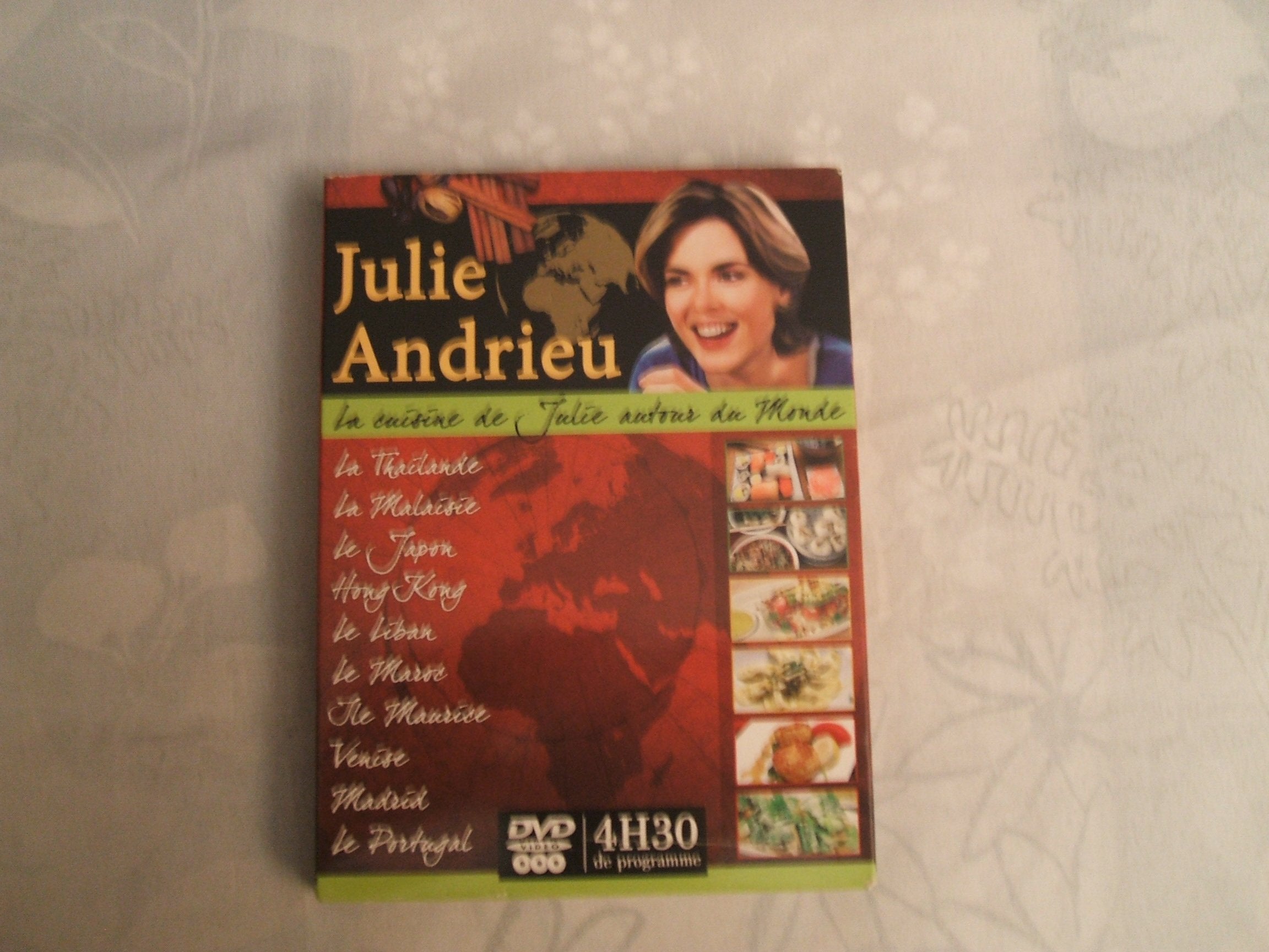 Julie Andrieu - La Cuisine Autour Du Monde Balasy, coffret 3 dvd-4h30 de programme Films