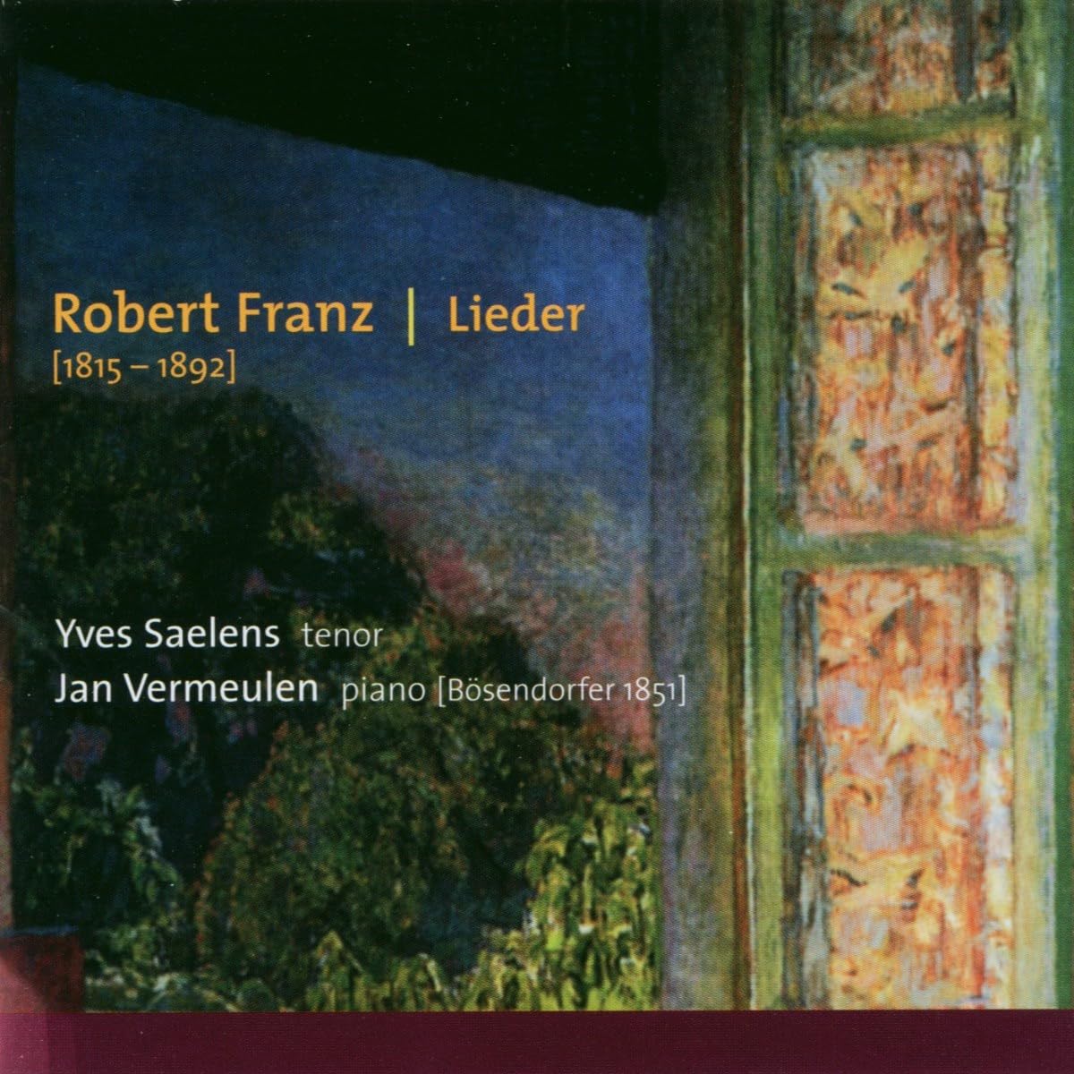 Yves Saelens - Robert Franz Lieder Music for Children