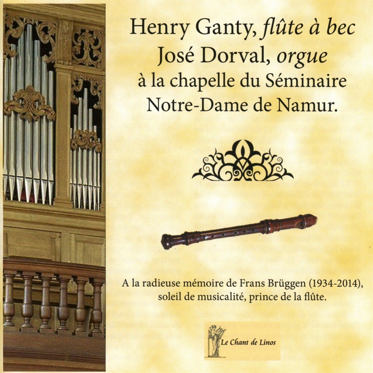 Musique pour Flute a Bec et Orgue cd
