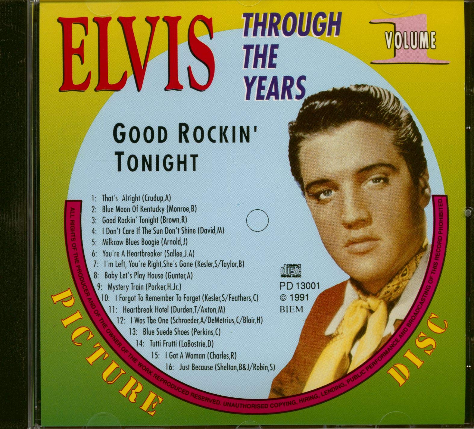 Through The Years Vol.1 - Good Rockin Tonight (CD) Music