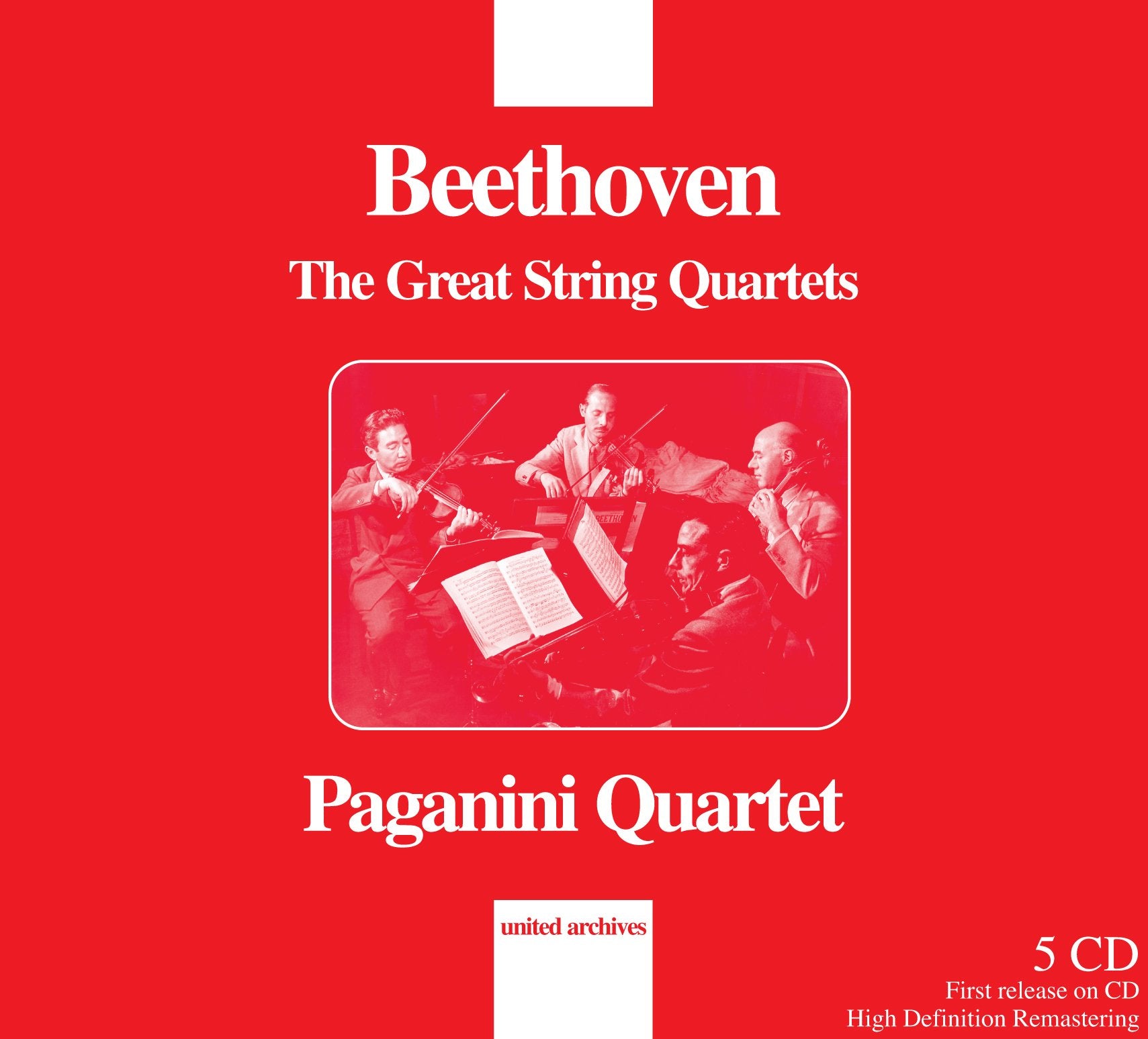 Beethoven : Quatuors à cordes n° 1, 2, 4 et 5 Op. 18, n° 1, 2 et 3 Op. 59, n° 10 Op. 74, n° 14 Op. 131, n° 15 Op. 132 et n° 16 Op. 135 Classical