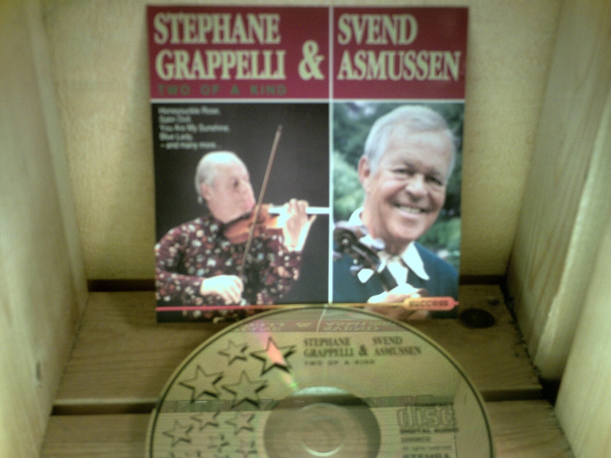 STEPHANE GRAPPELLI & SVEND ASMUSSEN. TWO OF A KIND. SCARCE... CD Music