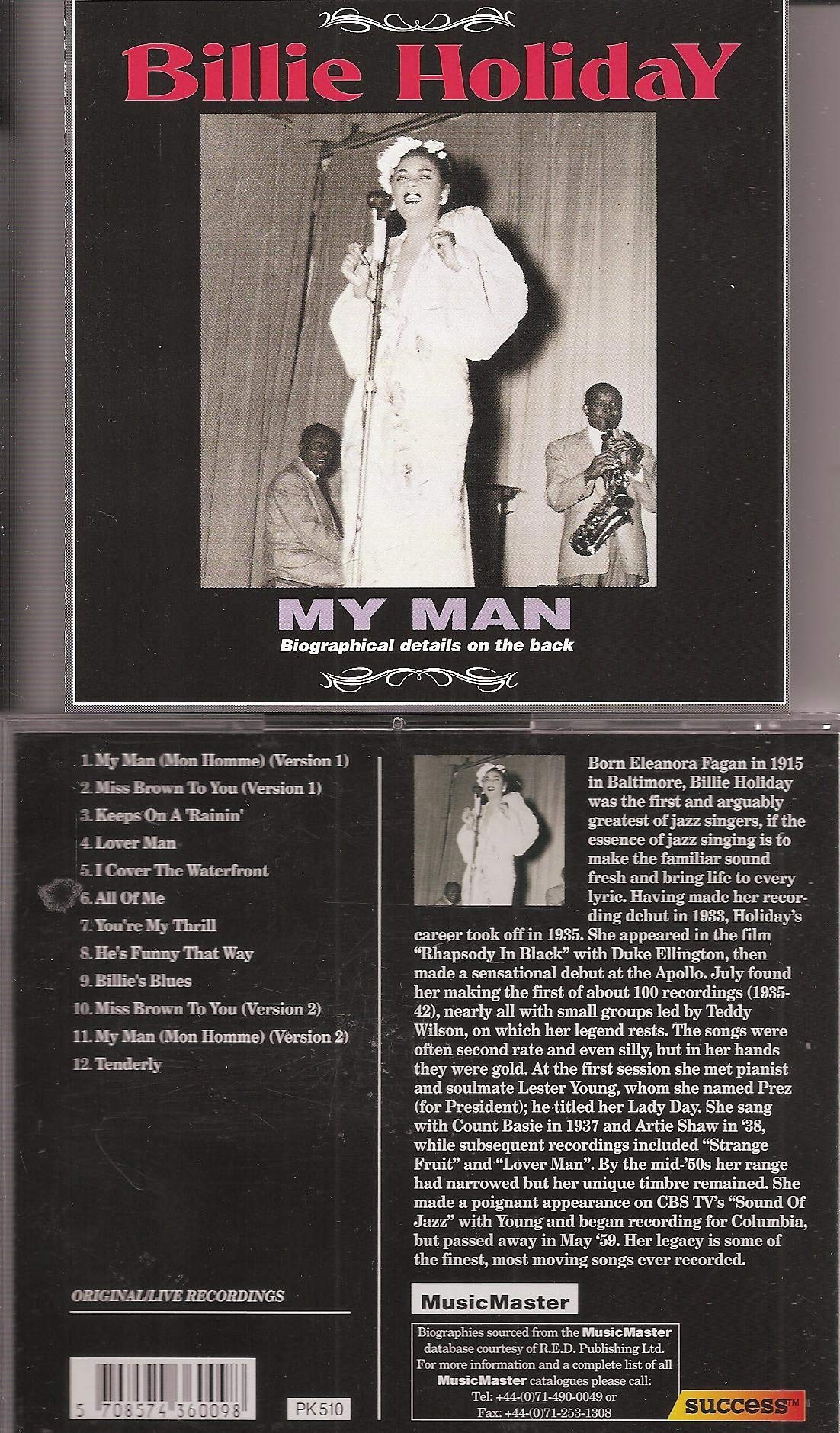 Product Image: My Man