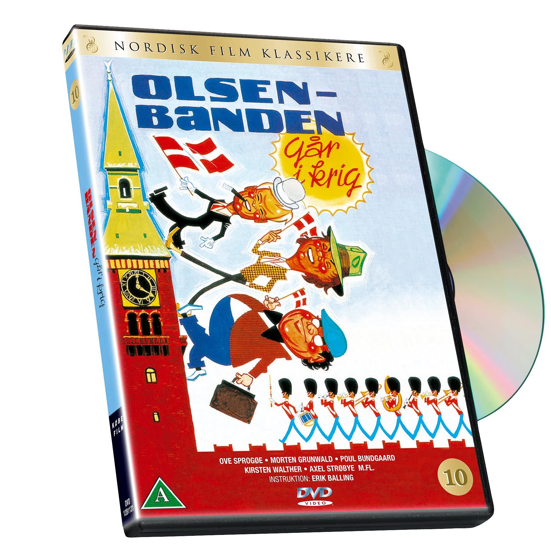 NORDISK FILM Olsen Banden 10 - Går i krig - DVD Films