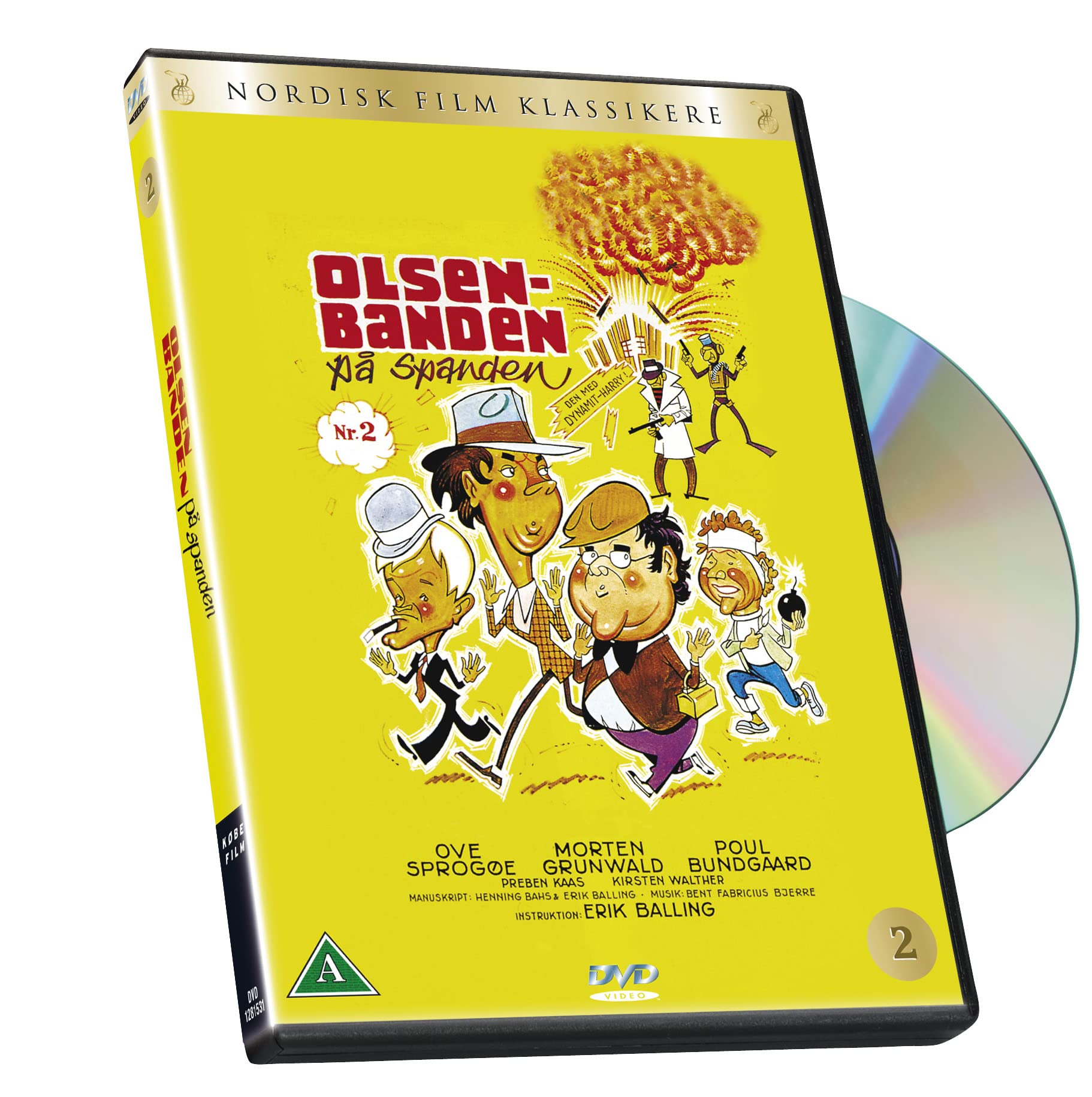 NORDISK FILM Olsen Banden 2 - På spanden - DVD Films