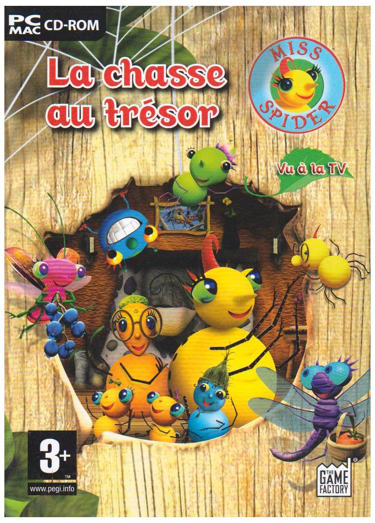 Miss Spider : la chasse au trésor game