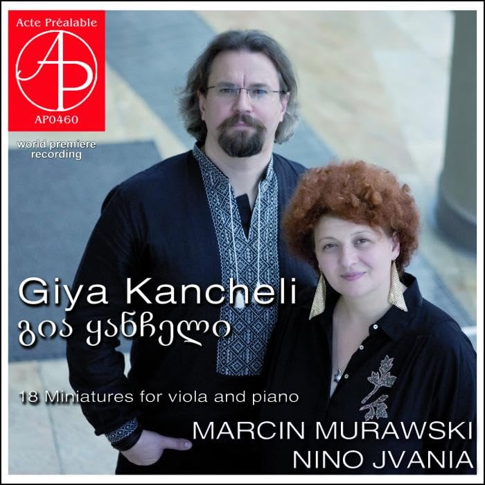 18 Miniatures pour Alto et Piano cd