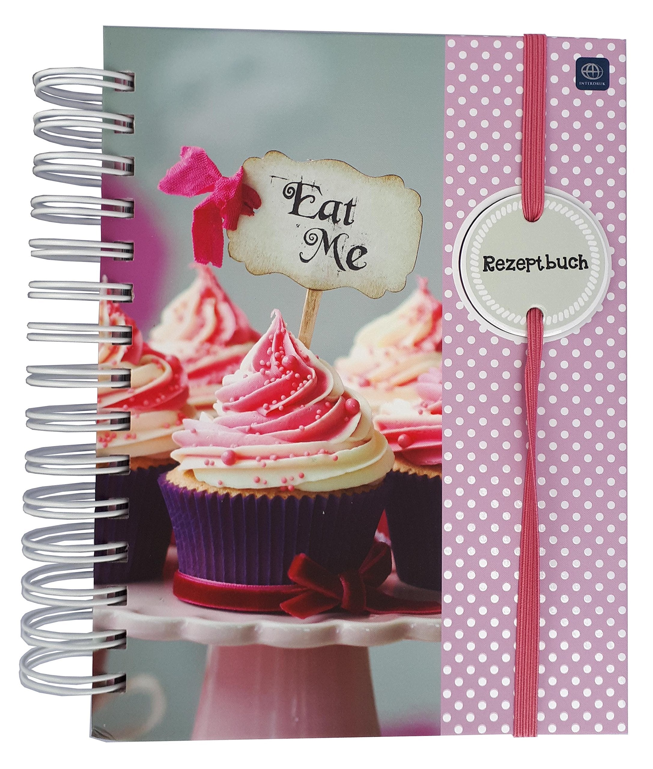 DAS Produkt Dickes Rezeptbuch mit Hardcover Deckel A5 Ringbindung mit Gummizugverschluß (Eat me!) Books