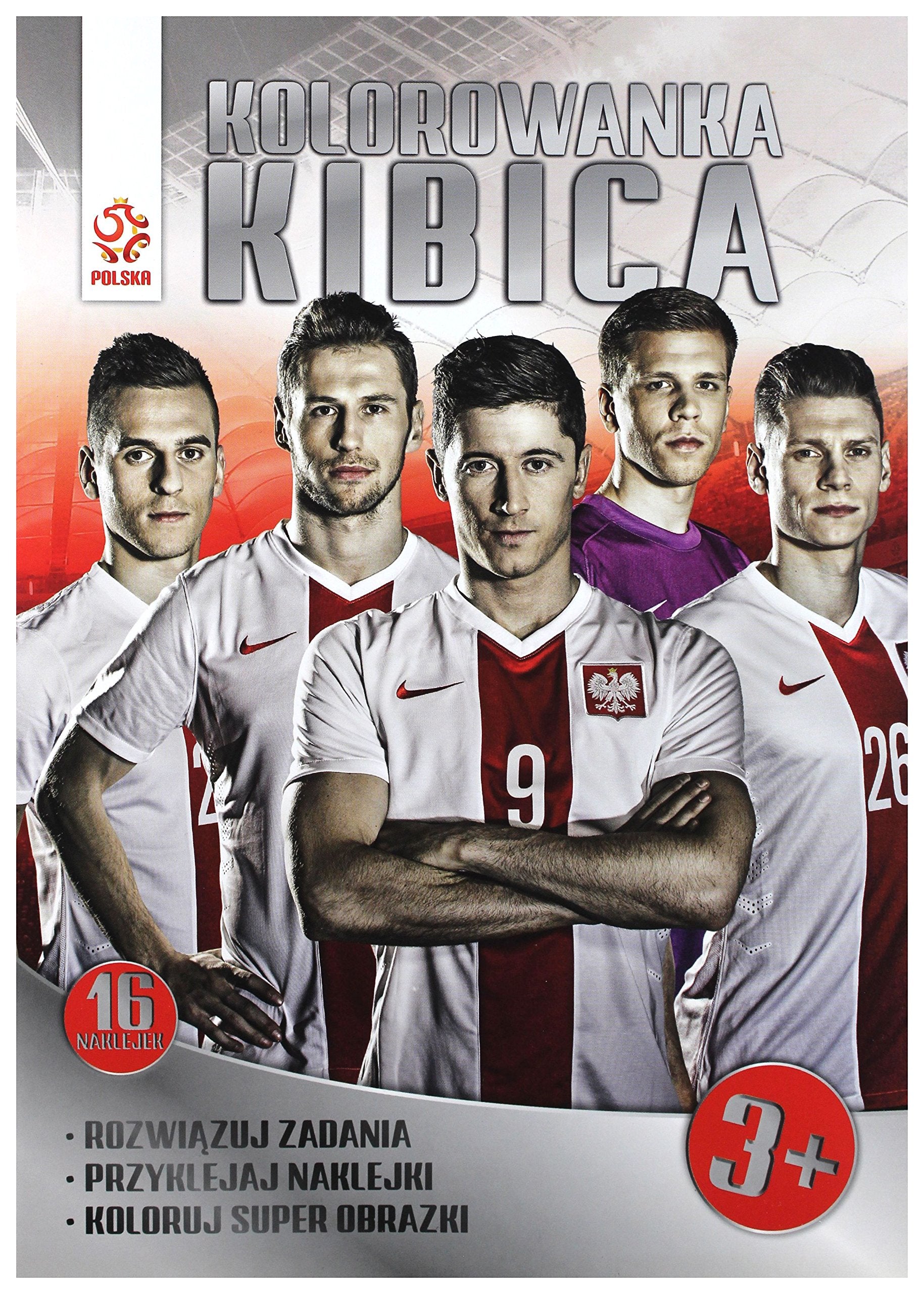 Kolorowanka A4 z naklejkami PZPN book