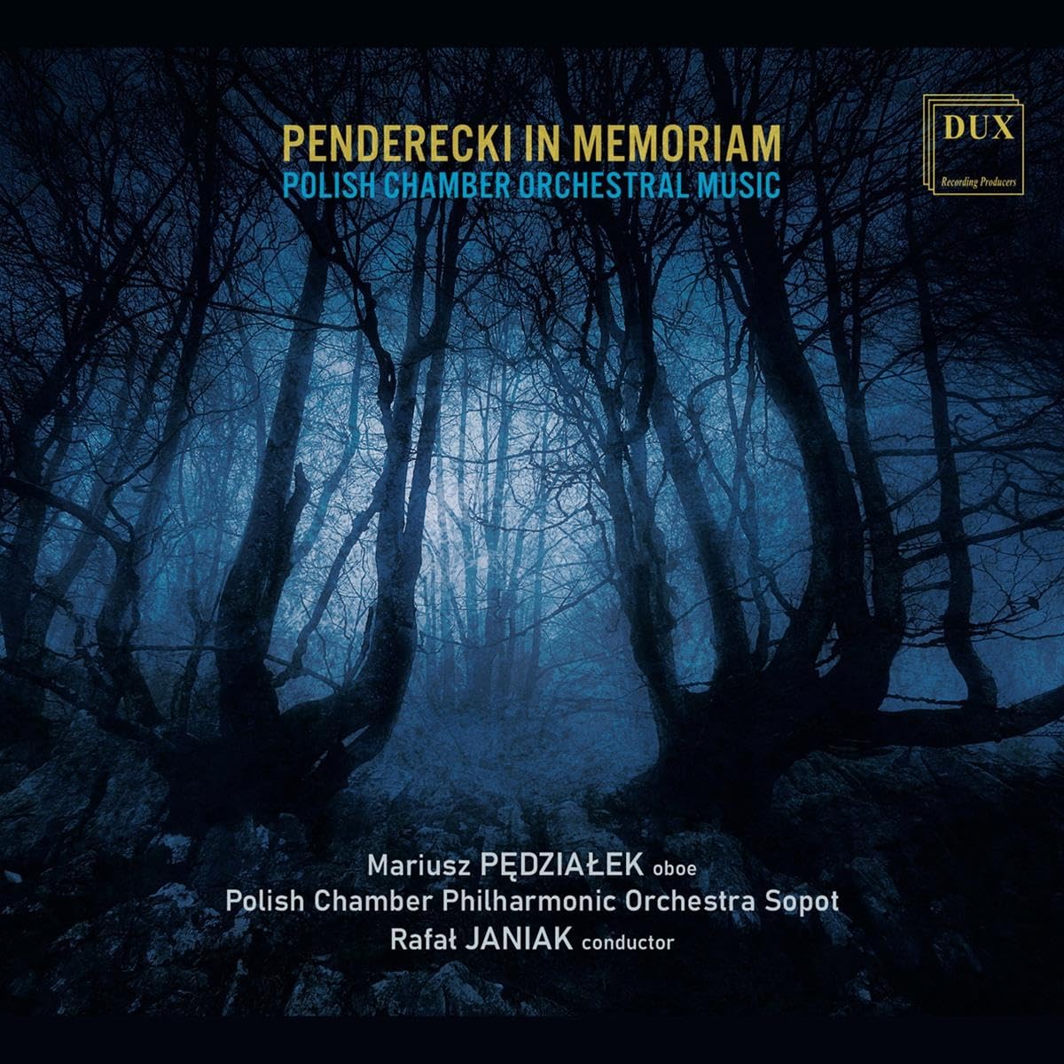 Penderecki in Memoriam/Musique pour Orchestre de Chambre cd