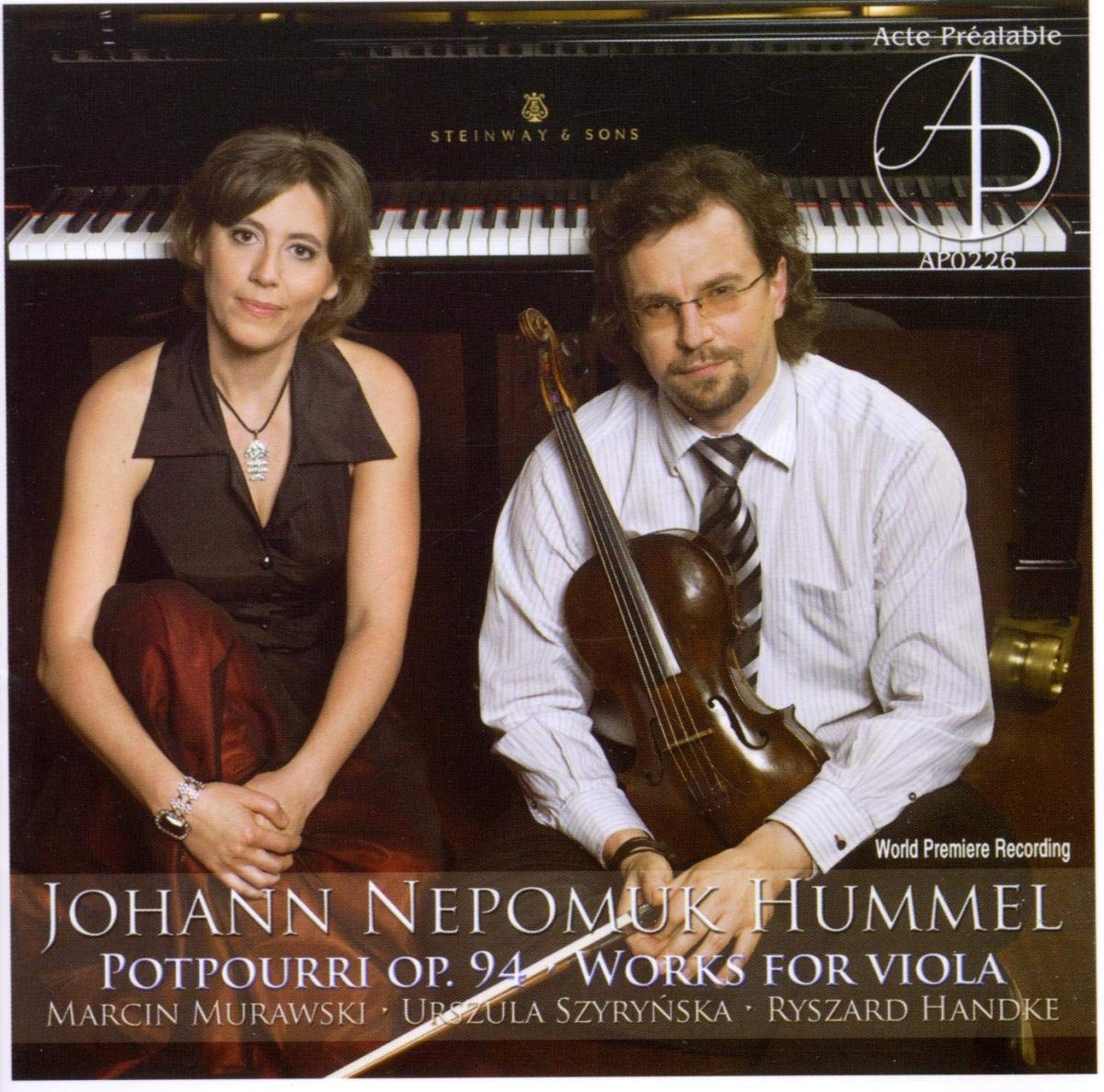 Werke für Viola und Orchester oder Klavier cd