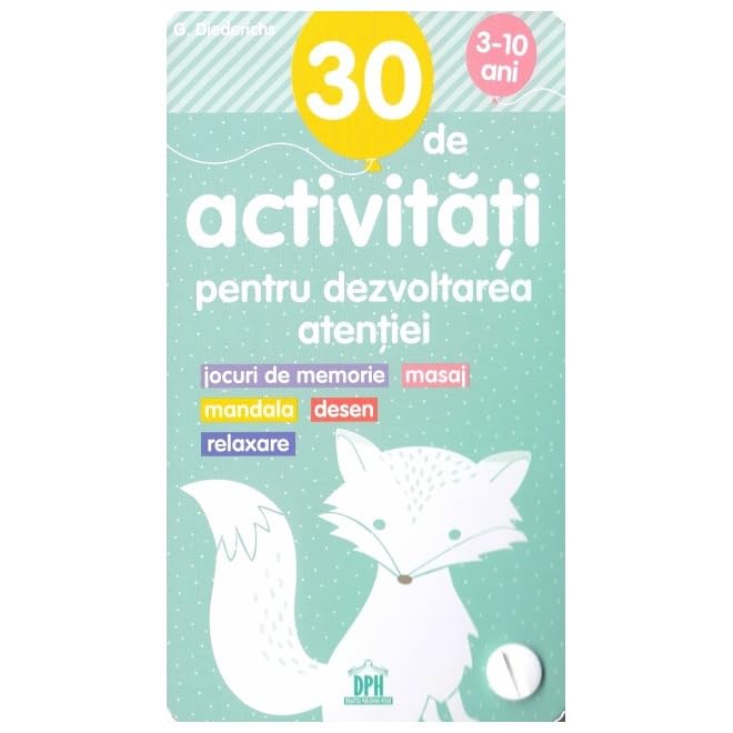 30 De Activitati Pentru Dezvoltarea Atentiei book
