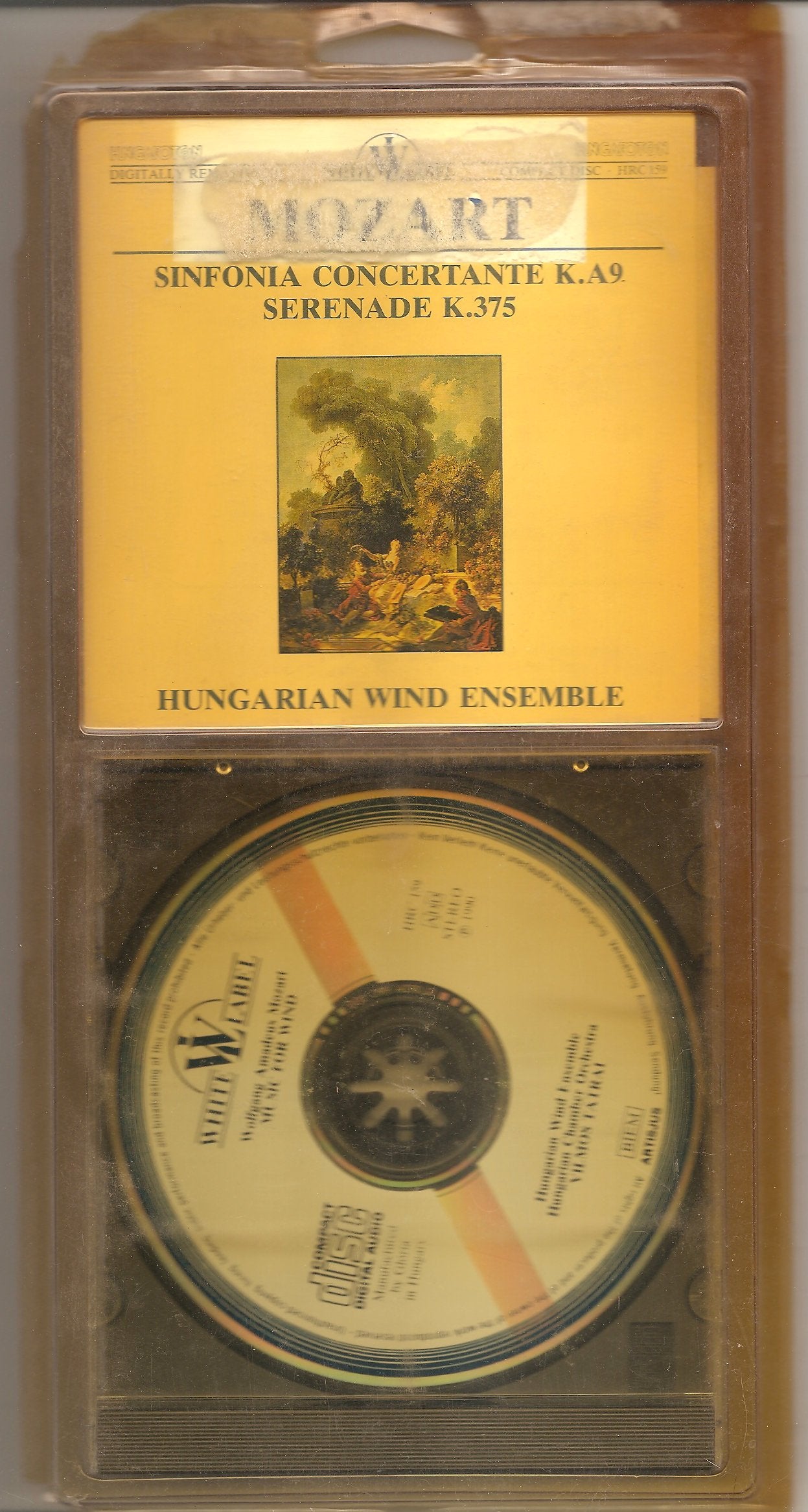MOZART Sinfonia Concertante K.A9/ Serenade K.375 (Hungarian Wind Ensemble) ungarische CD von 1990 Music