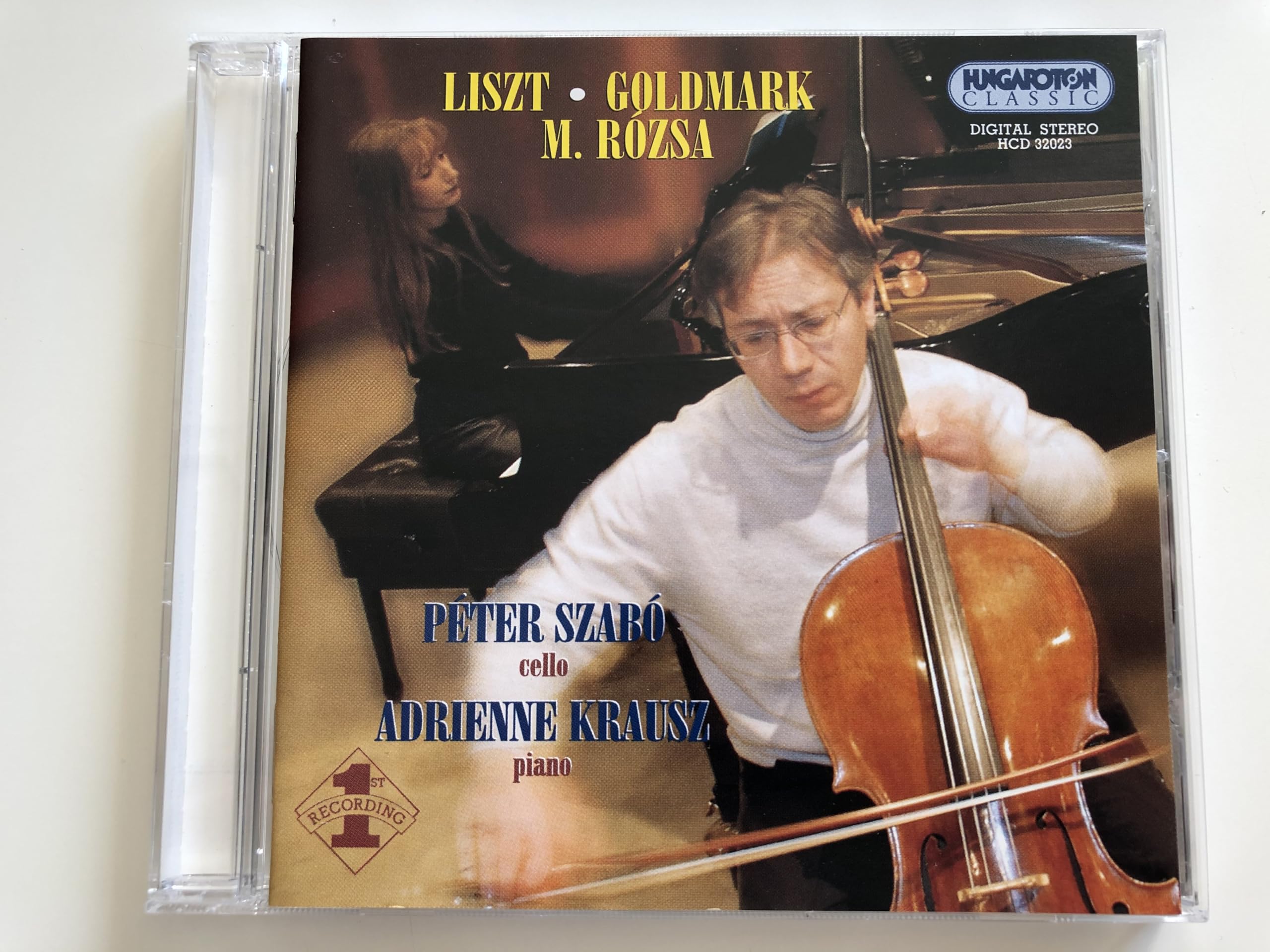 Karl goldmark-Franz liszt-Miklos rozsa Duo OP.8-sonate OP.39-Consolation cd