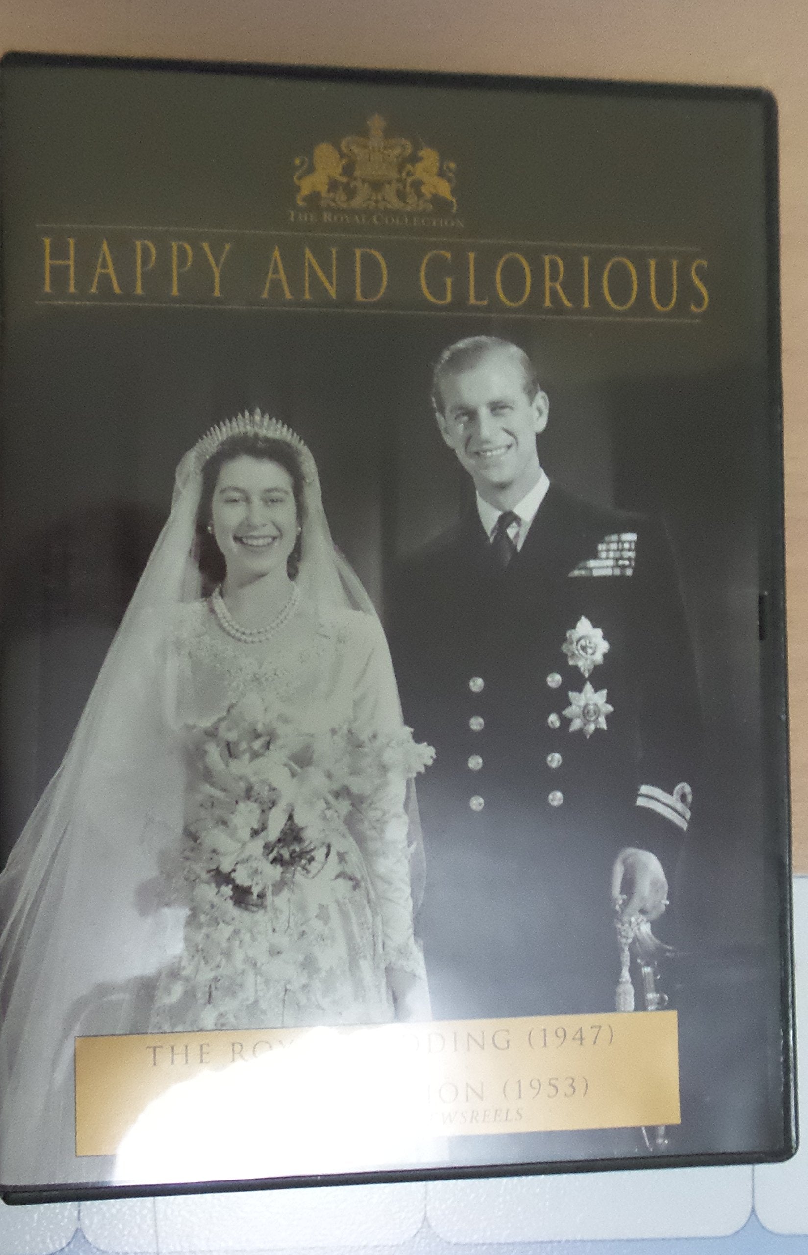HAPPY & GLORIOUS. ROYAL WEDDING 1947 & THE CORONATION 1953. 40 MINUTE DVD Films