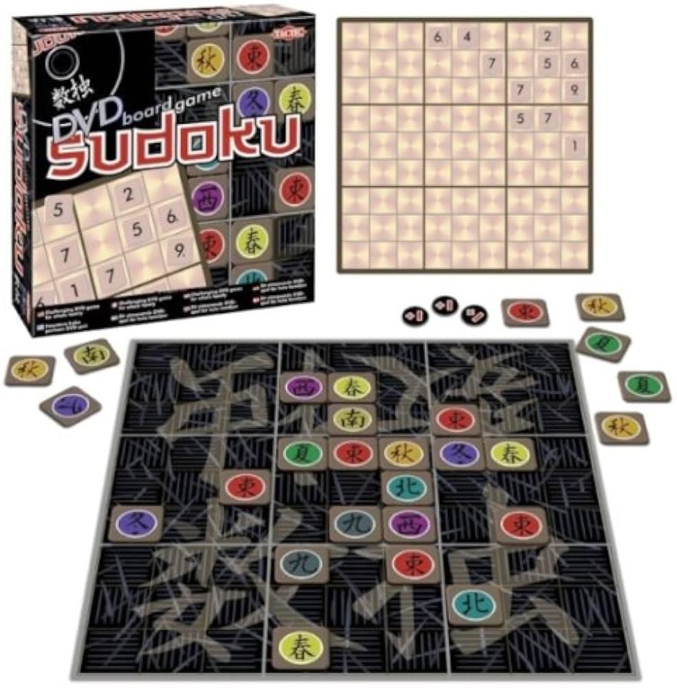 Tactic - 02373 - Jeu Société Famille - Sudoku Dvd dvd