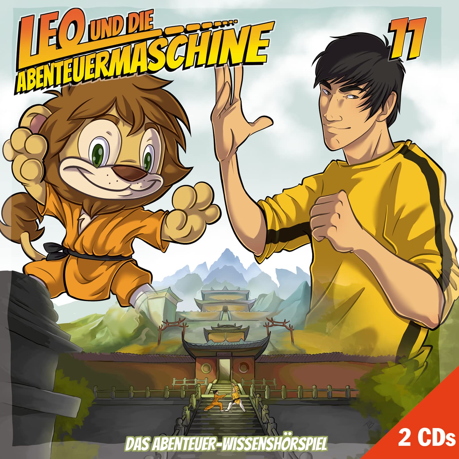 Leo und die Abenteuermaschine 11 | Kinderhörspiel | Doppel CD | Wissenshörspiel | Kampfsport | Bruce Lee | Karma Music